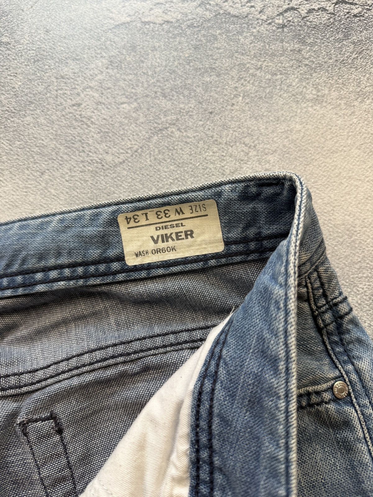 Diesel Vintage 90’s Diesel Jeans Avantgarde Pocket Designer Japanes Size US 33 - 8 Thumbnail