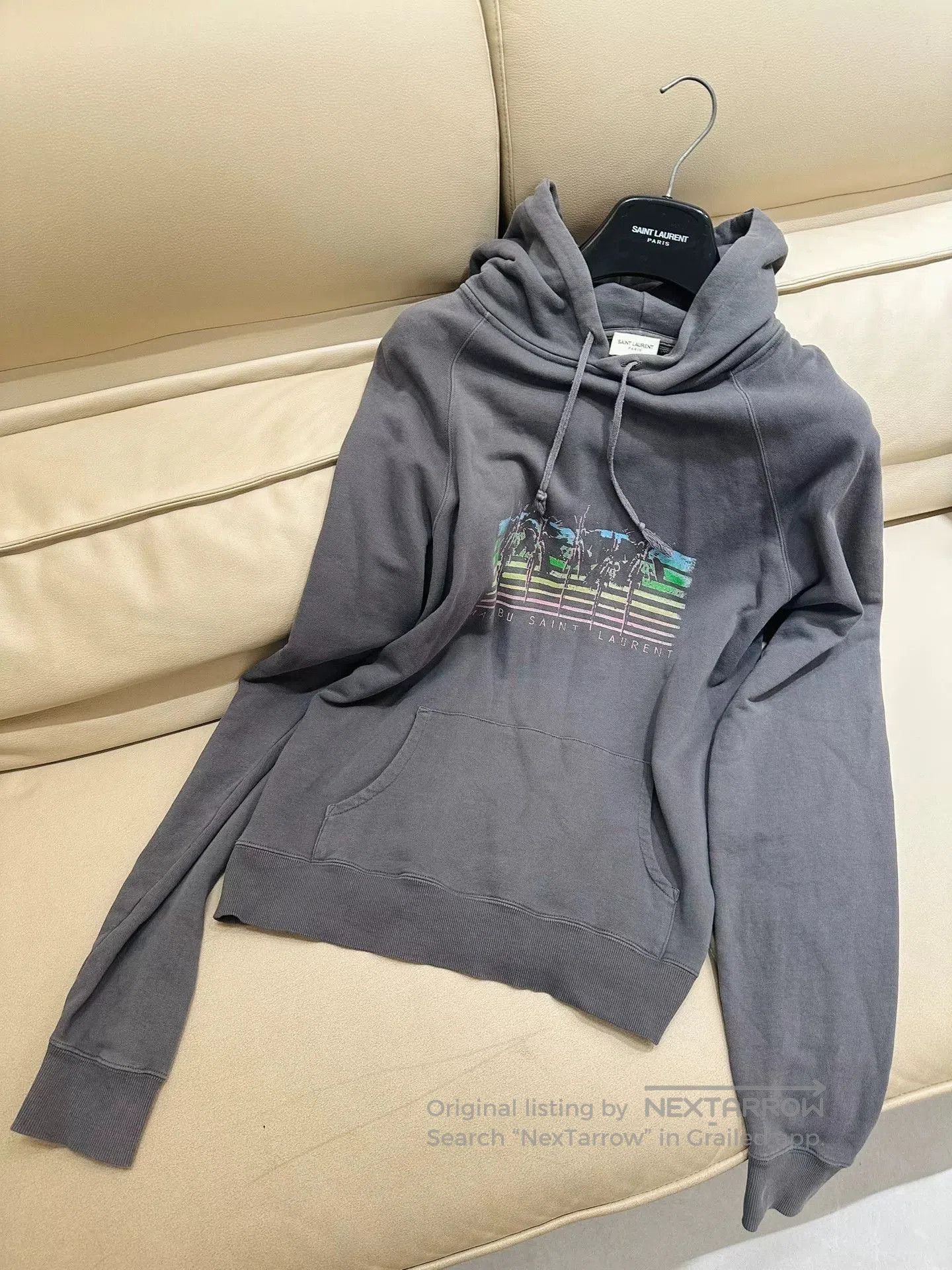 Saint Laurent Vintage Hooded Sweatshirt.