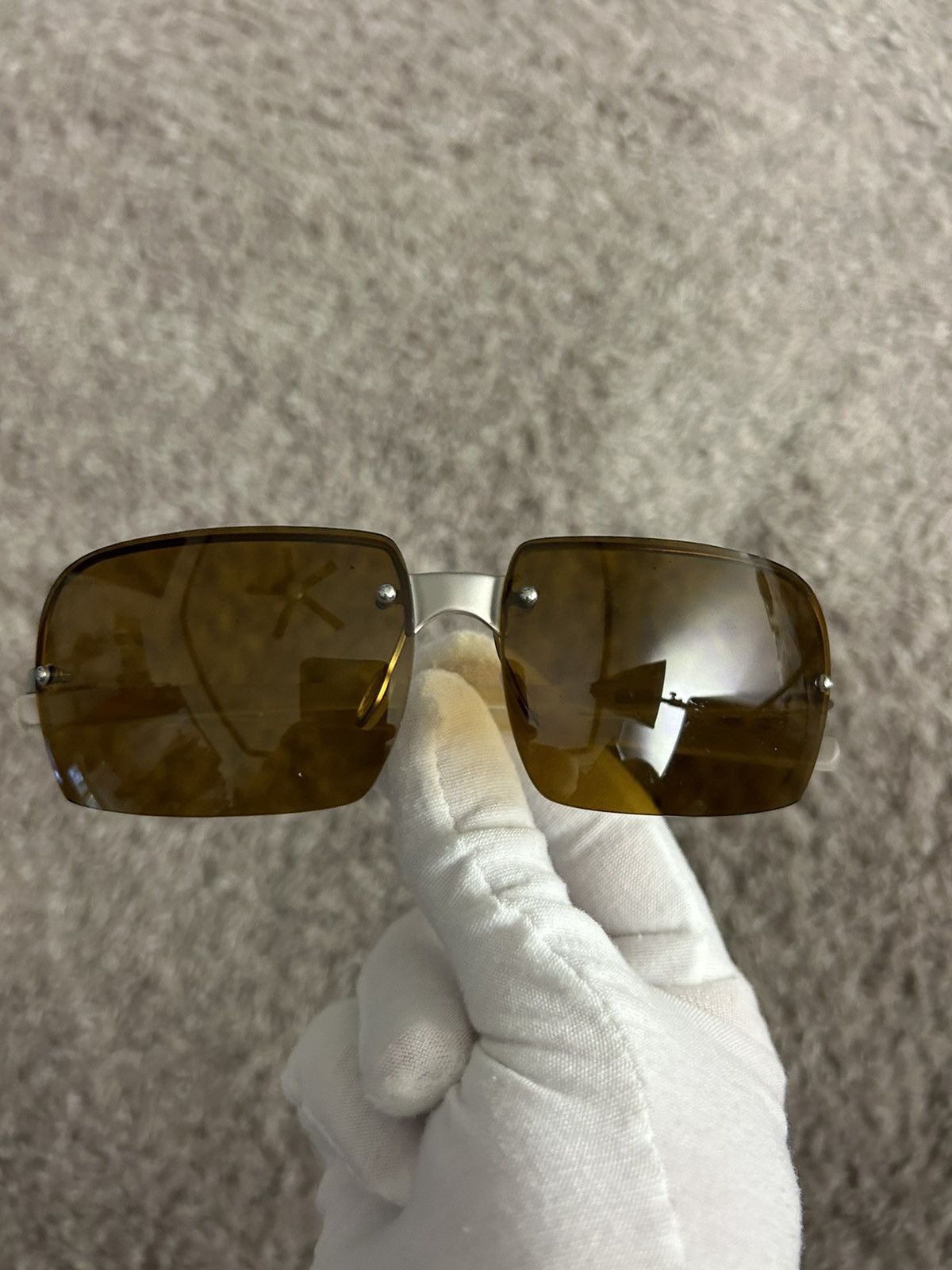 Prada Prada SPR 74A Logo Sunglasses Size ONE SIZE - 4 Thumbnail