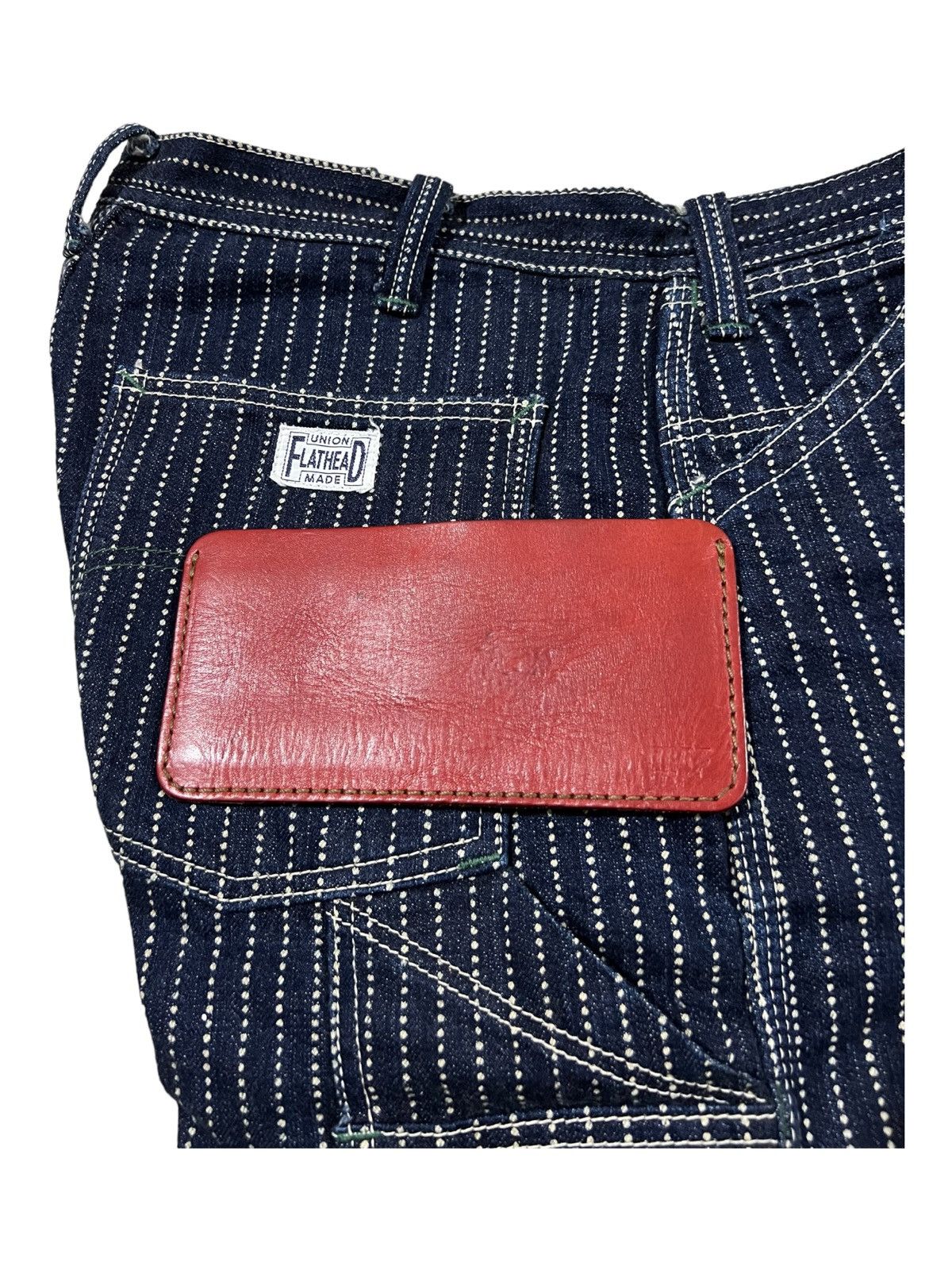 Genuine Leather × Pure Blue Japan × Redmoon Front Quarter Horse Leather Herz 🇯🇵 Money Slot Long Wallet Size ONE SIZE - 1 Thumbnail