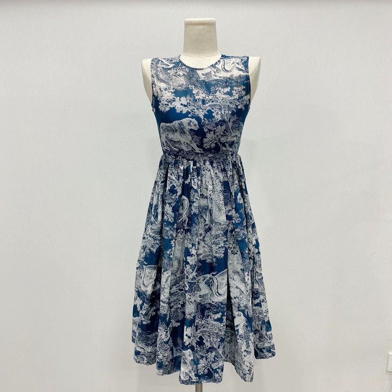 Dior Dior Jui printed dress Size XXS / US 00 / IT 34 - 1 Thumbnail