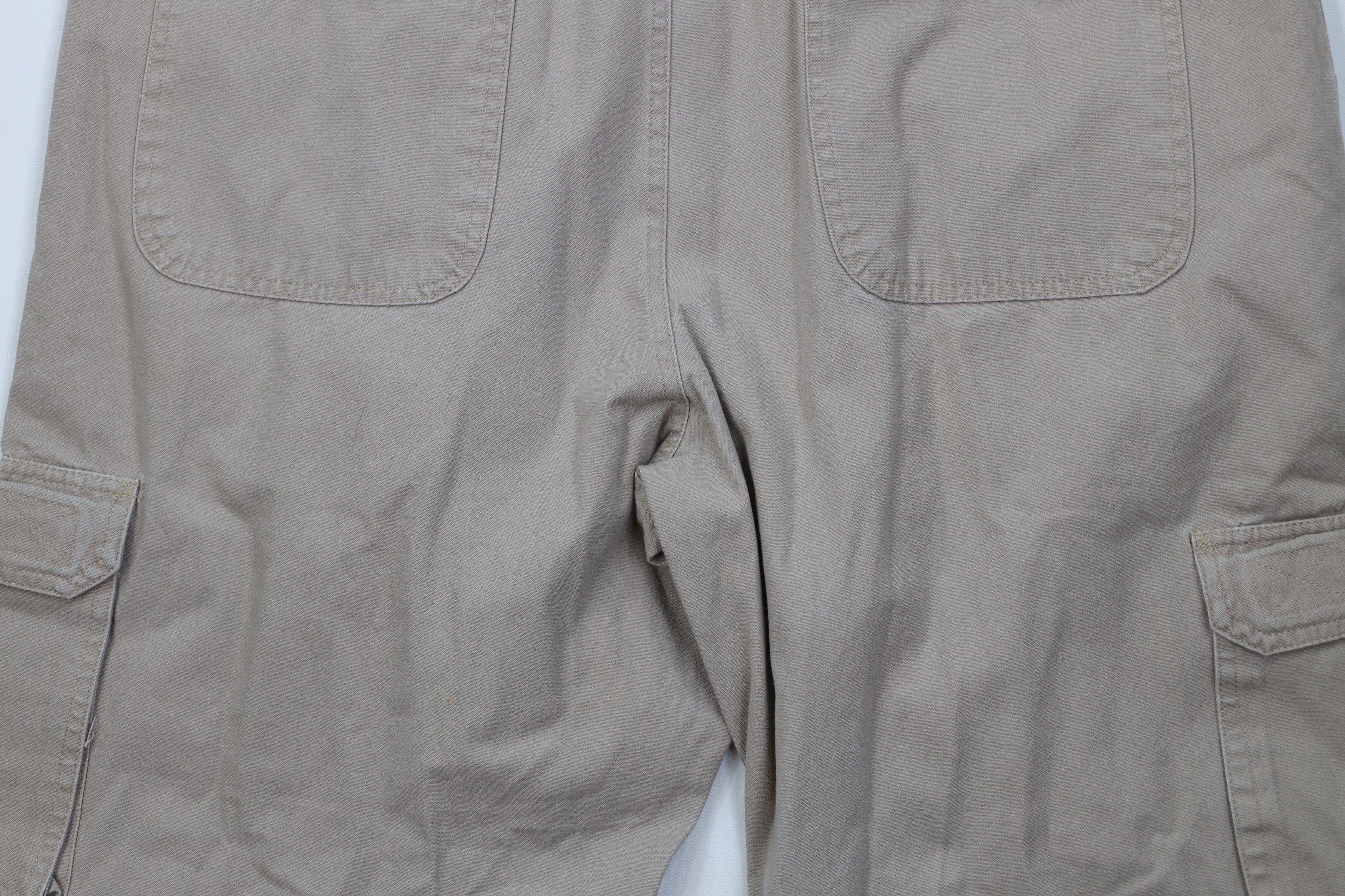 Cabelas Vintage 90s Y2K Cabelas Knee Wide Leg Cargo Pants Canvas Size US 38 / EU 54 - 13 Thumbnail