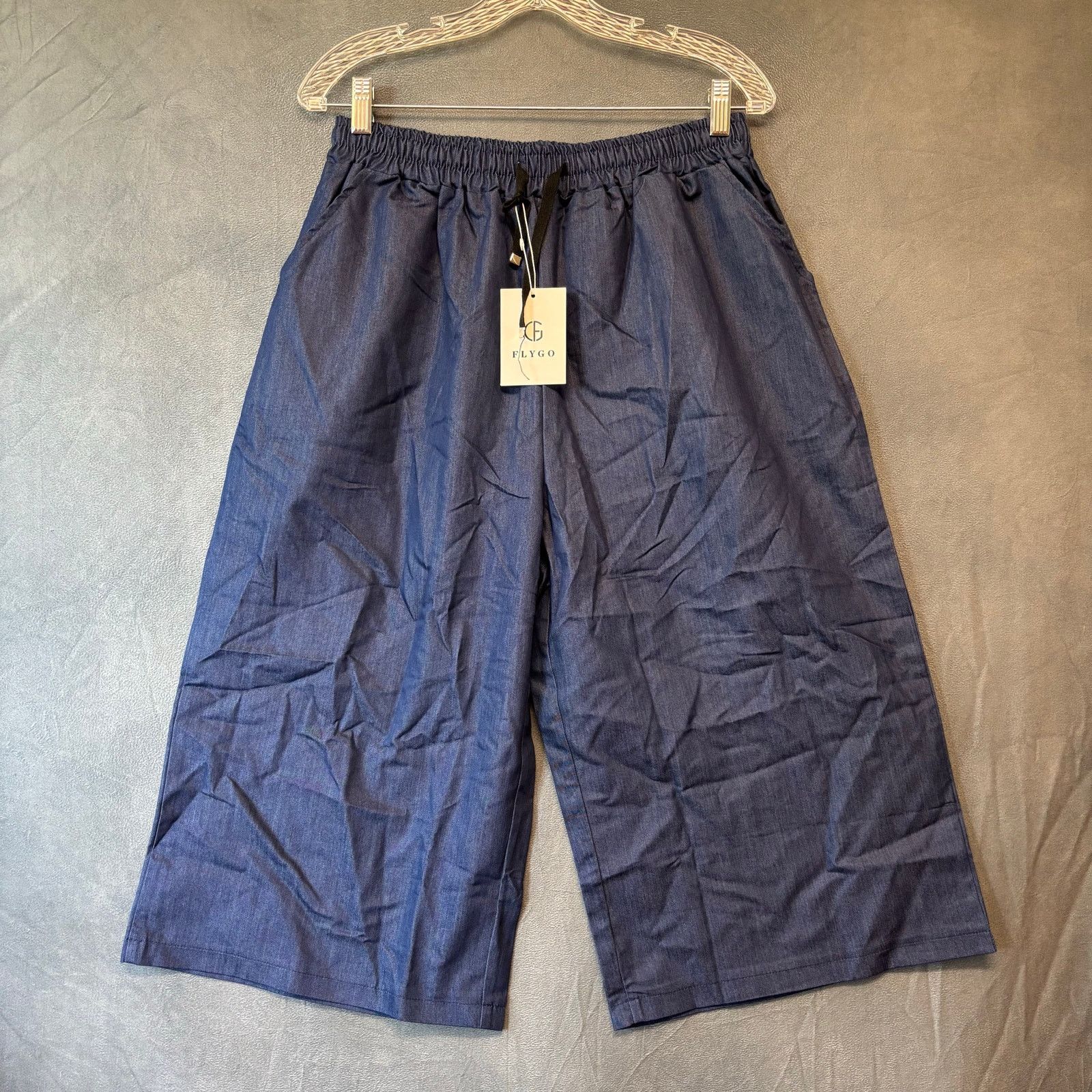 Other FlyGo Cropped Lightweight Jeans Flare Stretchy Waist Short Size 28" / US 6 / IT 42 - 1 Thumbnail