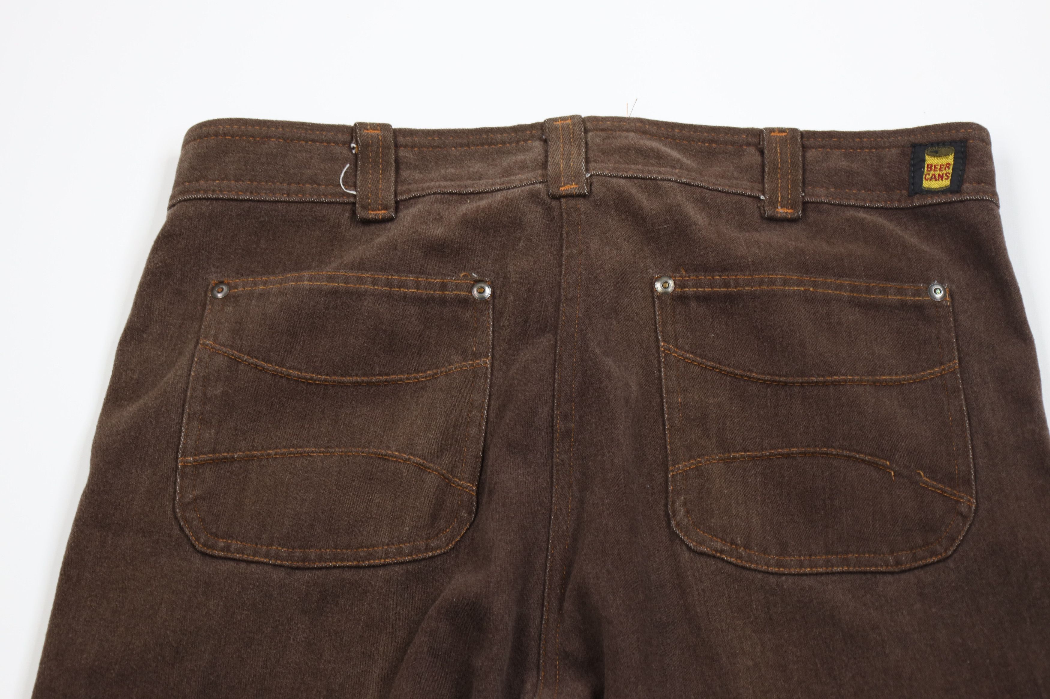 Vintage Vintage 70s Streetwear Cotton Chamois Cloth Wide Leg Pants Size US 32 / EU 48 - 10 Thumbnail