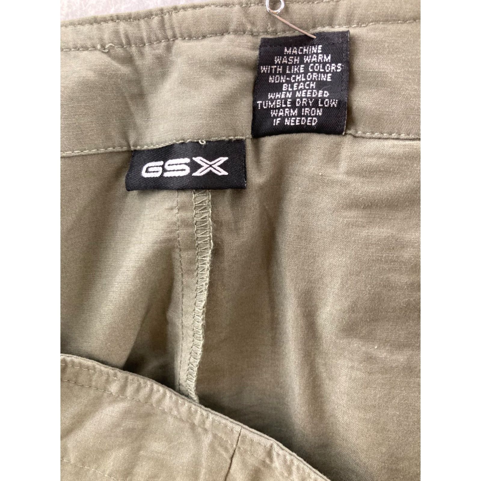 Vintage GSX Skirt Womens 12 Beige Short Solid Straight & Pencil Size 34" / US 12 / IT 48 - 6 Thumbnail
