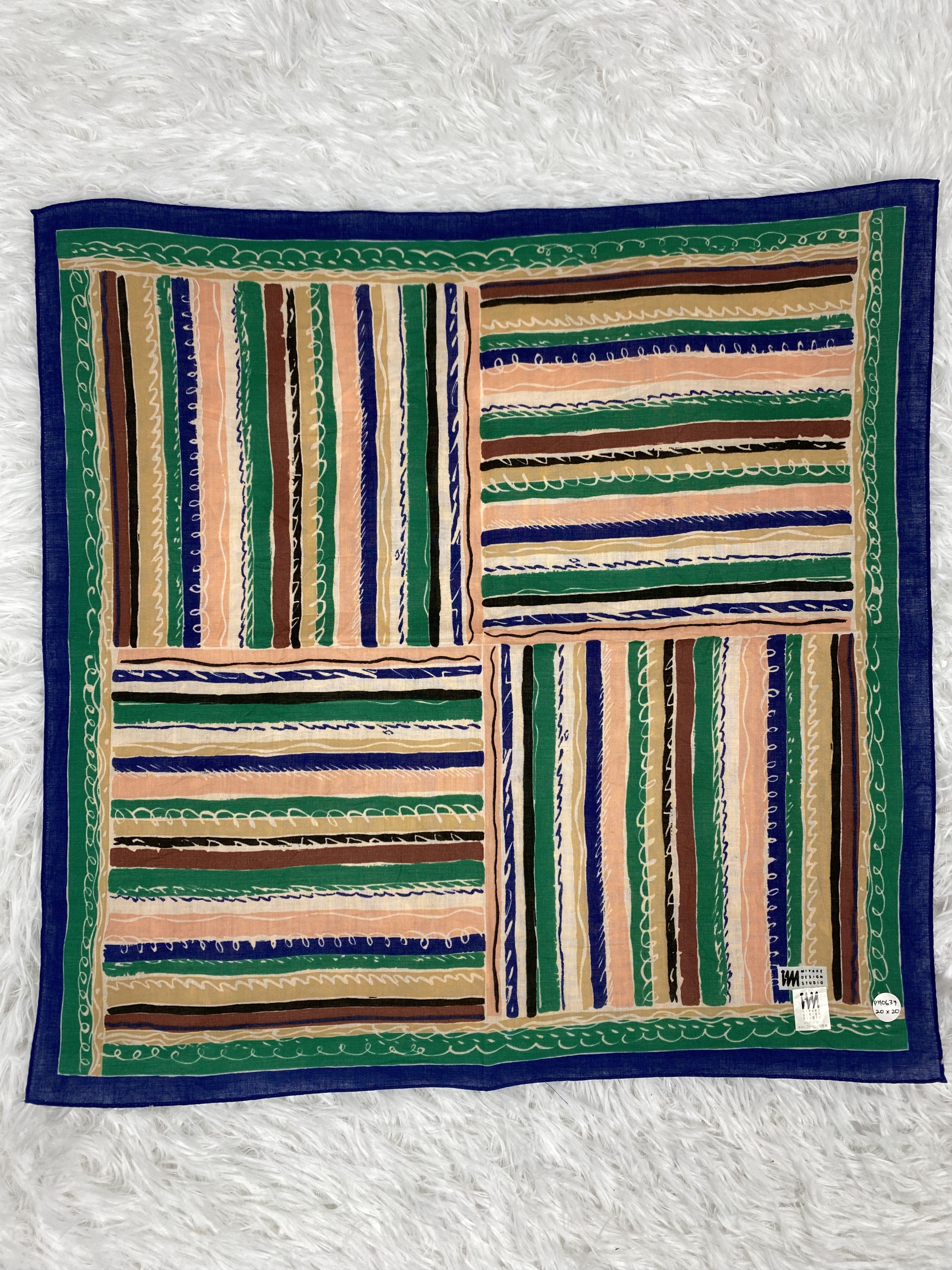 Issey Miyake Vintage Issey Miyake Handkerchief Neckerchief PH0637 Size ONE SIZE - 3 Thumbnail