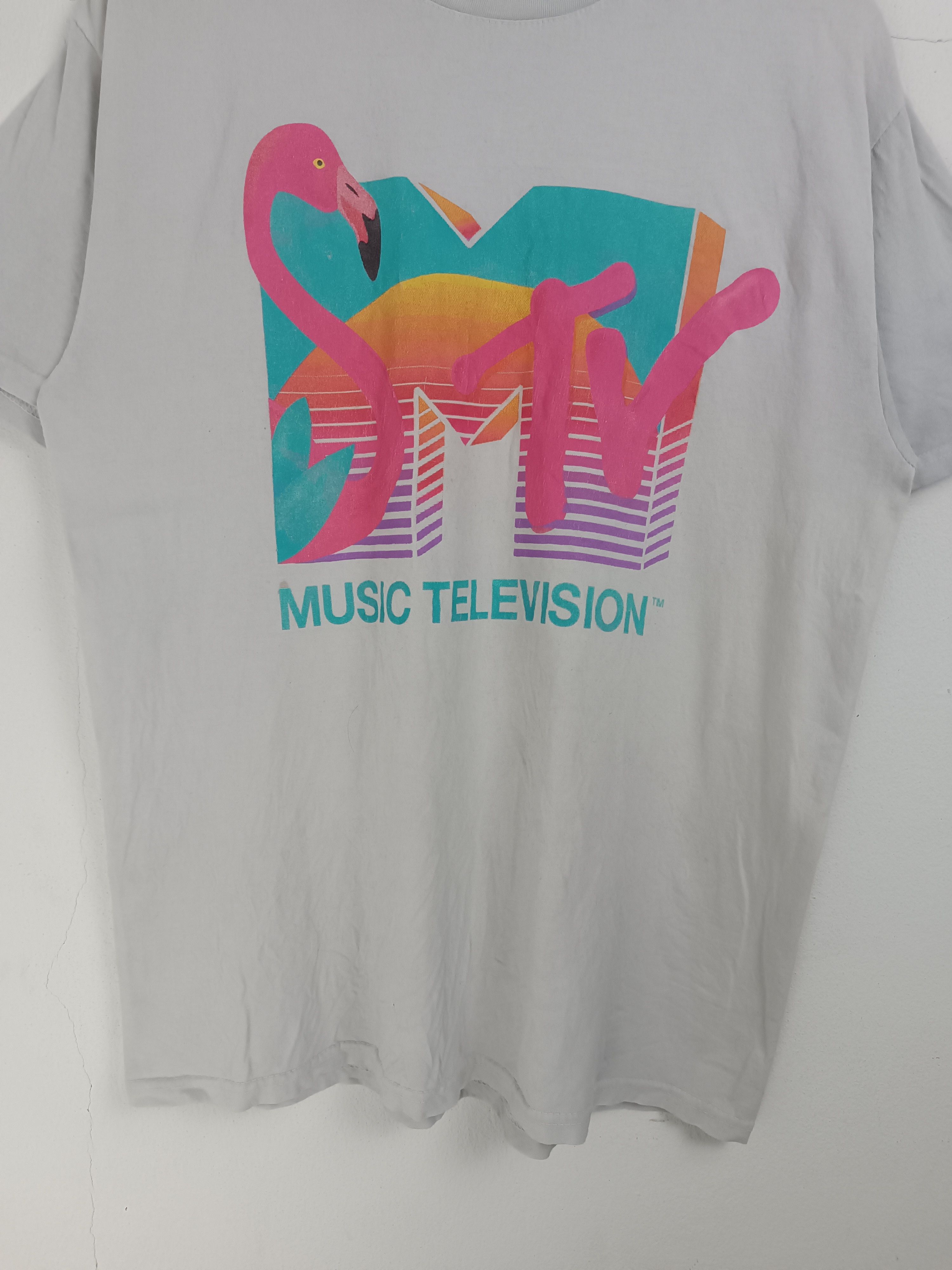Mtv VINTAGE MTV MUSIC TELEVISION ROCK GRUNGE PUNK Y2K TEE Size US L / EU 52-54 / 3 - 7 Thumbnail