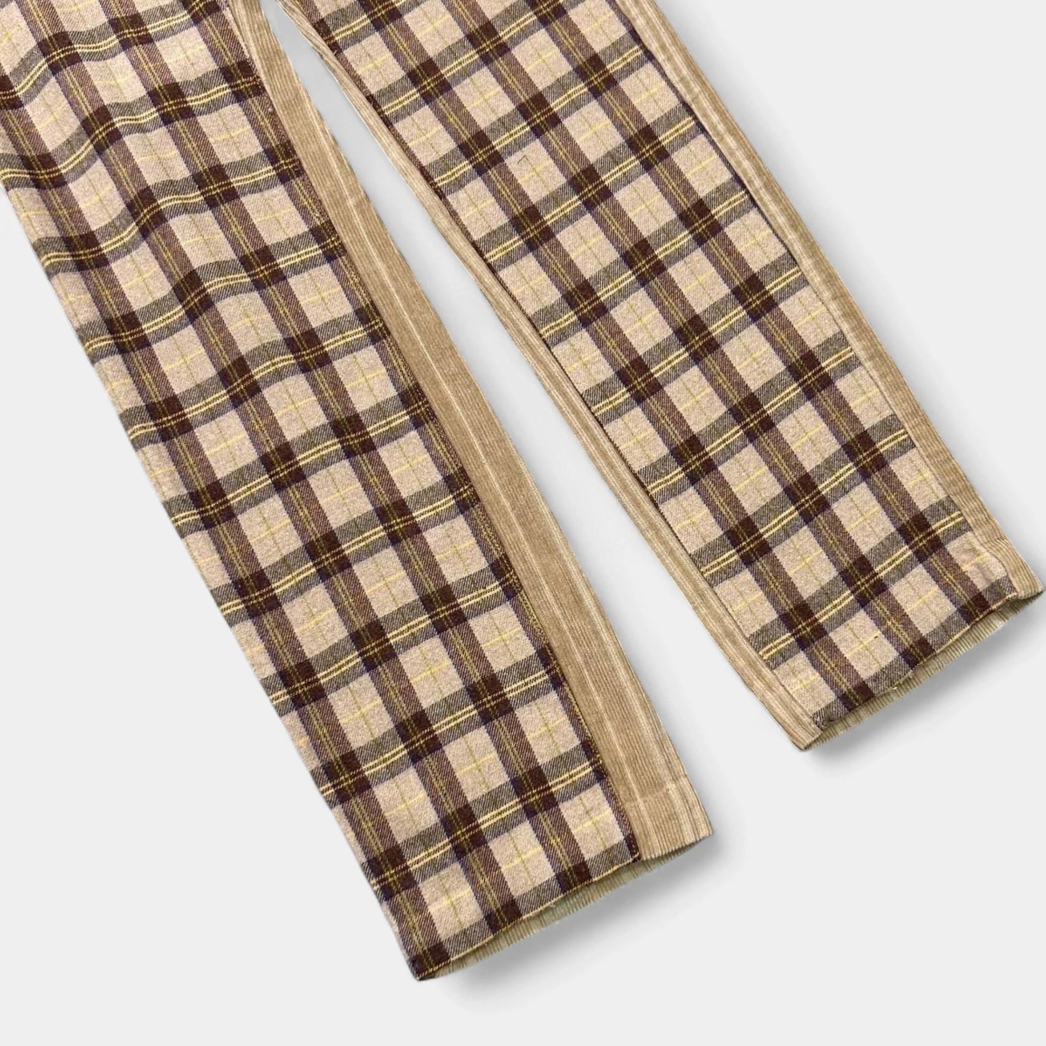 Dolce & Gabbana Dolce & Gabbana Checkered Brown Corduroy Pants Size US 32 / EU 48 - 2 Thumbnail