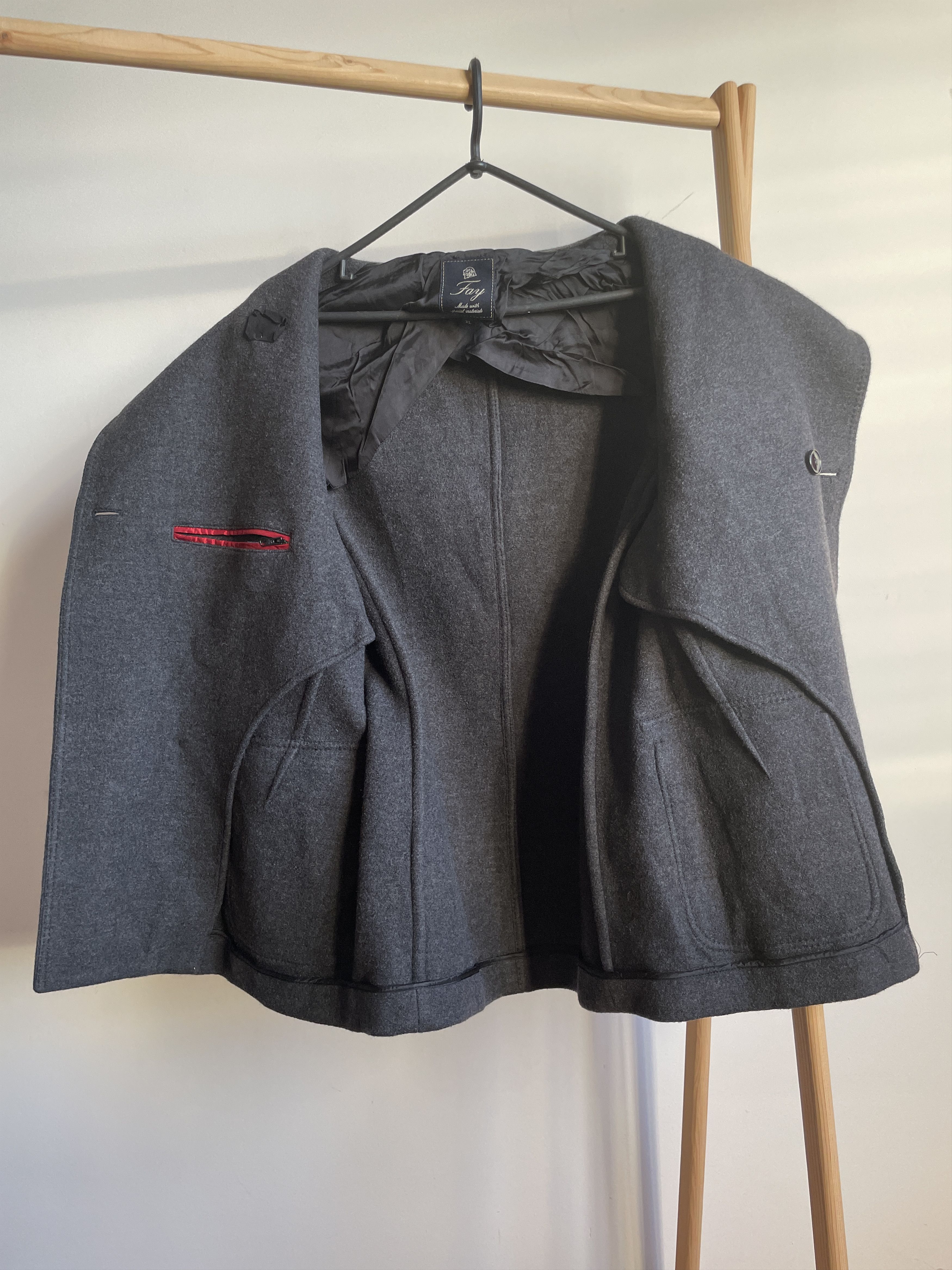 Fay Fay Womens Double Breasted Pea Coat Size XL Size XL / US 12-14 / IT 48-50 - 4 Thumbnail