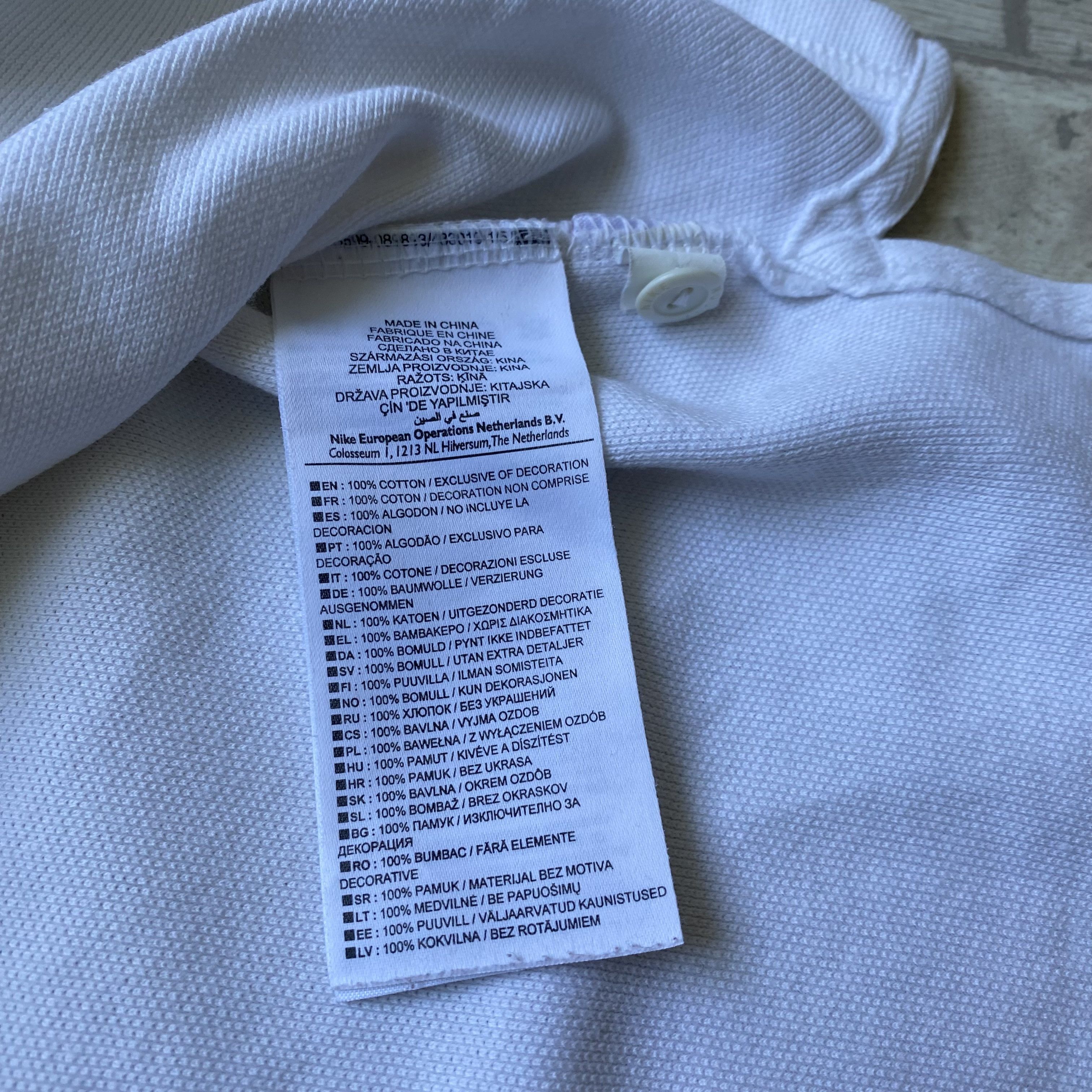 Nike 🏈 Blockore Nike England Rugby Polo tee jersey O2 Drill Size US XL / EU 56 / 4 - 7 Thumbnail