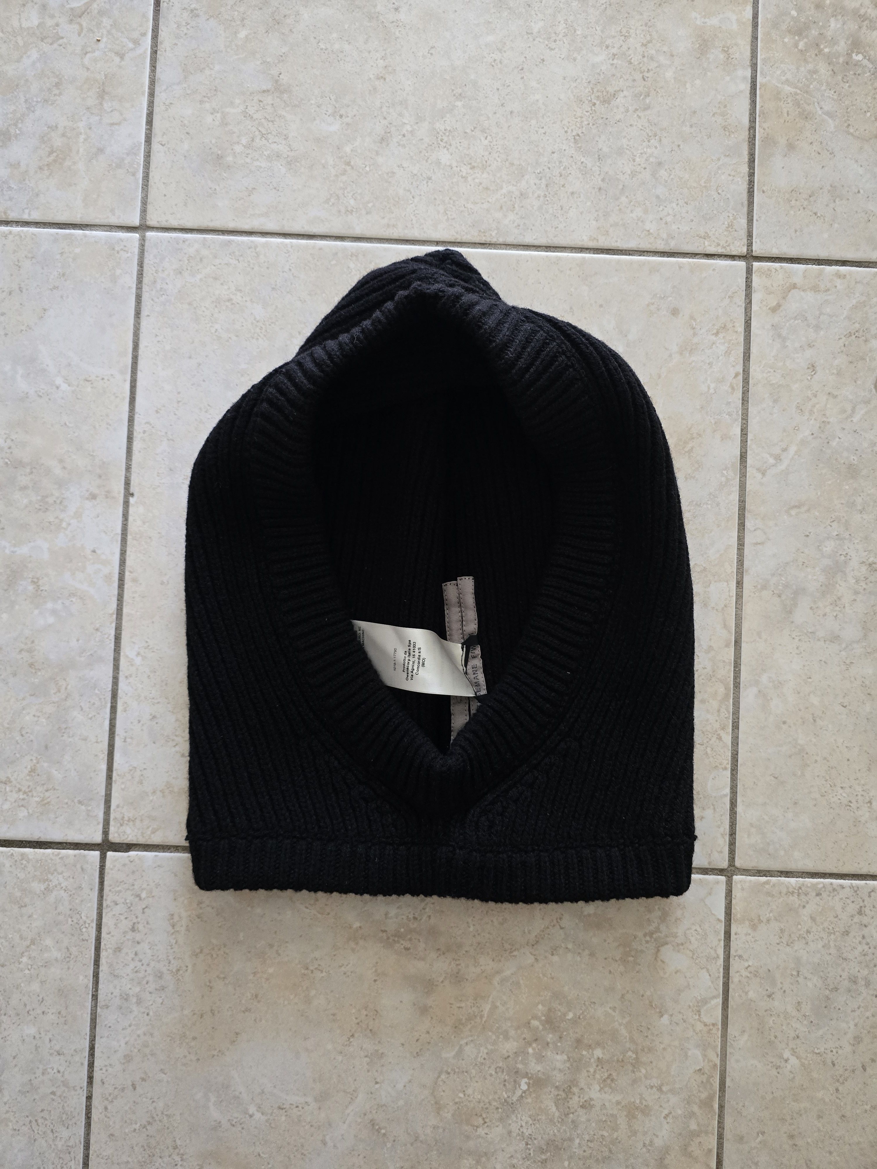 Rick Owens Rick Owens FW21 Gethsemane Cashmere Wool Hood Size ONE SIZE - 3 Thumbnail