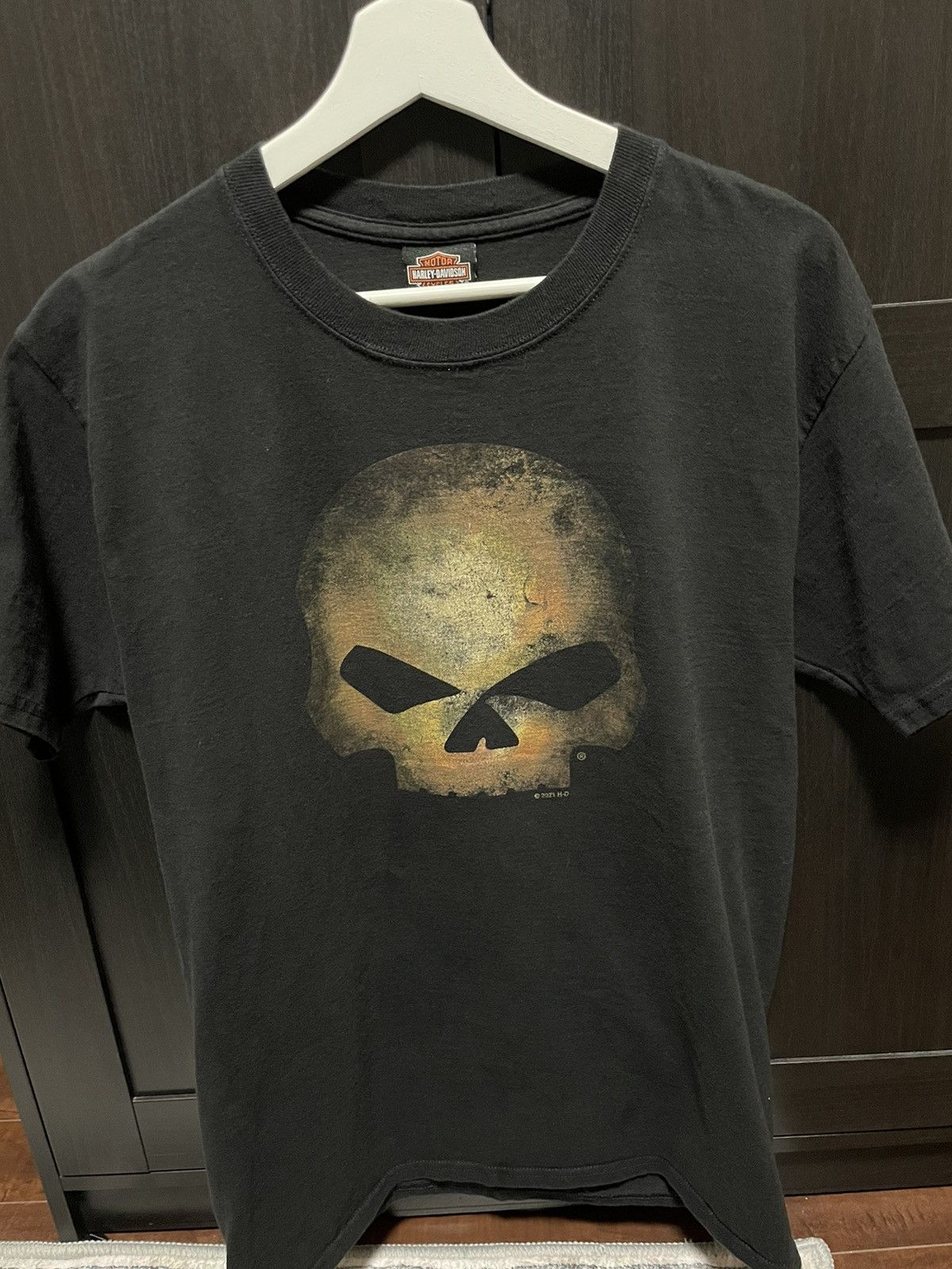 Harley Davidson × Vintage **RARE** 💀🔥Harley Davidson Punisher Skull T Shirt Size US M / EU 48-50 / 2 - 3 Thumbnail