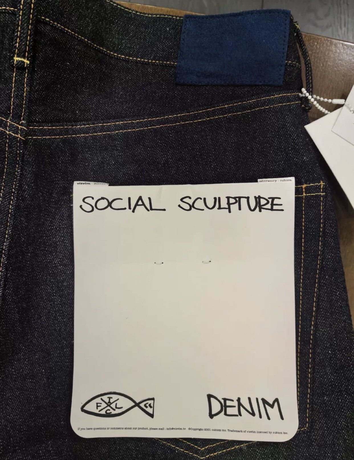 Visvim visvim social sculpture 01 raw jeans Size US 32 / EU 48 - 3 Thumbnail