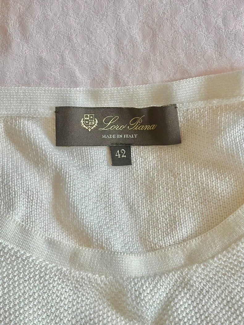 Loro Piana LORO PIANA Cashmere knit short sleeves Size S / US 4 / IT 40 - 3 Thumbnail