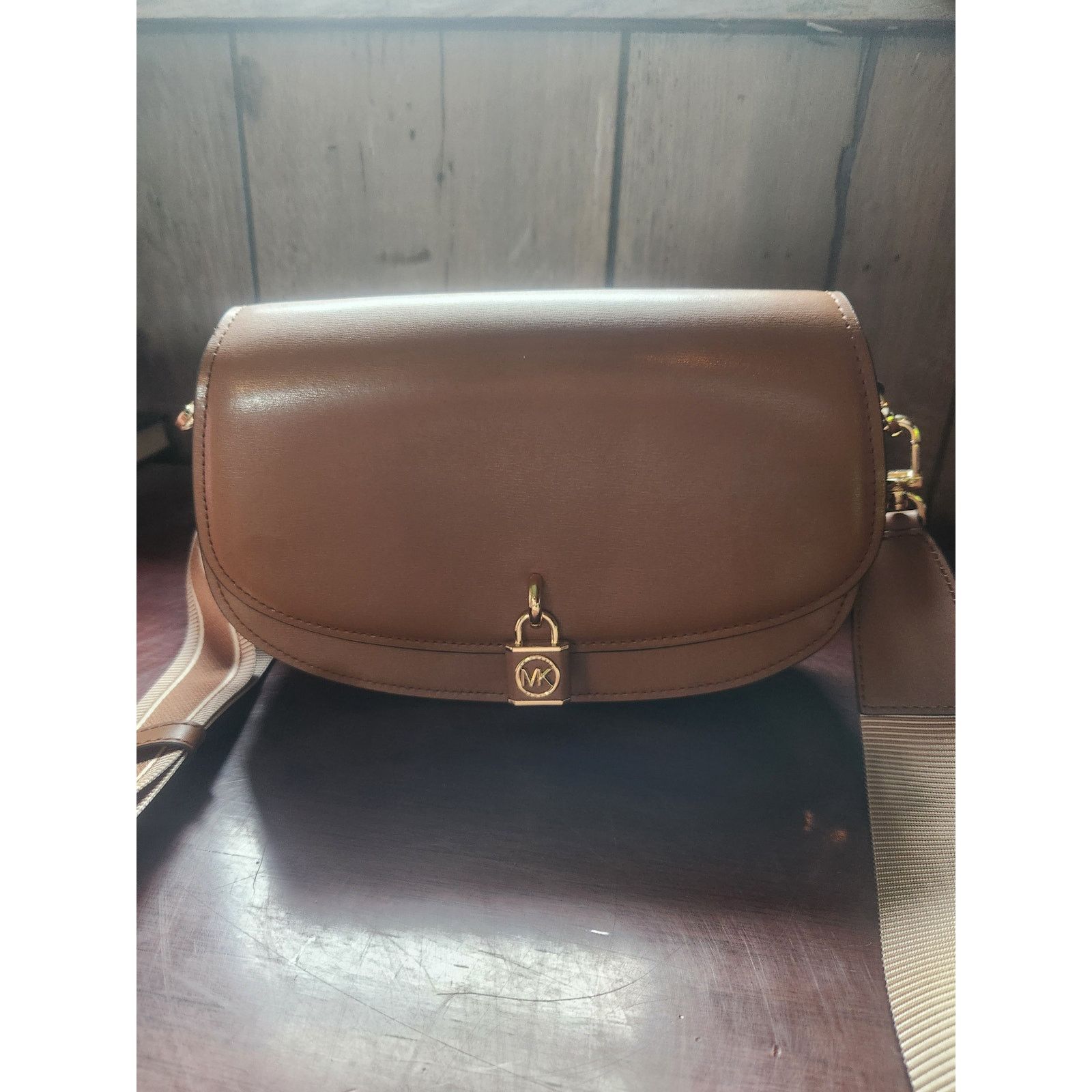 Michael Kors Michael Kors Mila Medium EW Sling Messenger Bag Leather NWT Size ONE SIZE - 1 Thumbnail