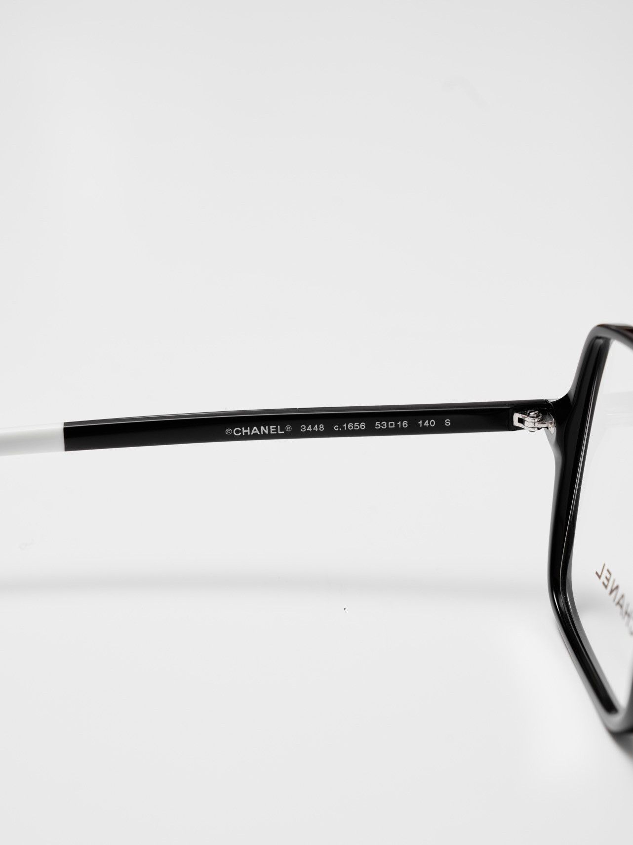 Chanel Chanel 0CH3448 1656 black white Size ONE SIZE - 5 Thumbnail