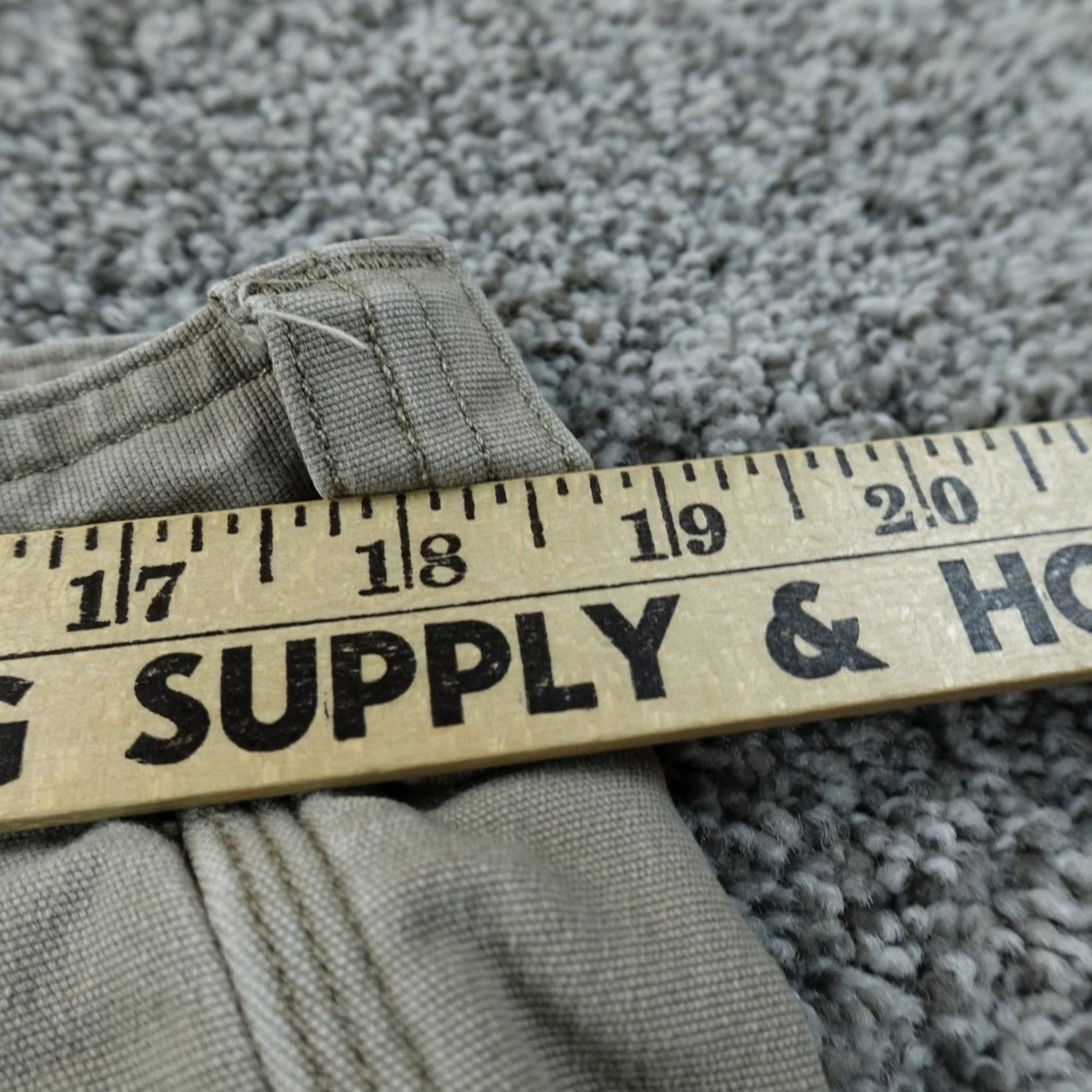 Vintage Duluth Pants Mens 38X30 Beige Brown Flex Fire Hose Cargo Utility Work Stretch Pants Size US 38 / EU 54 - 6 Thumbnail