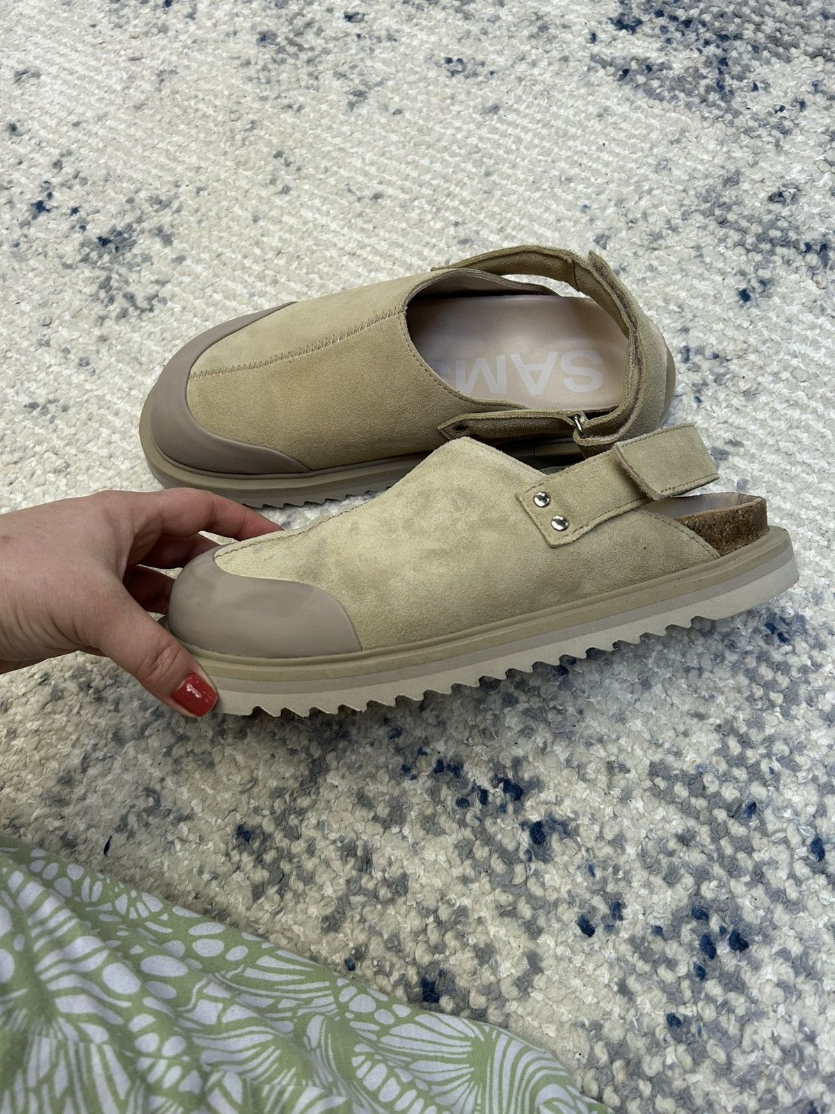 Samsoe Samsoe Samsøe Samsøe Beige Ibbo Slippers Size US 8.5 / IT 38.5 - 4 Thumbnail