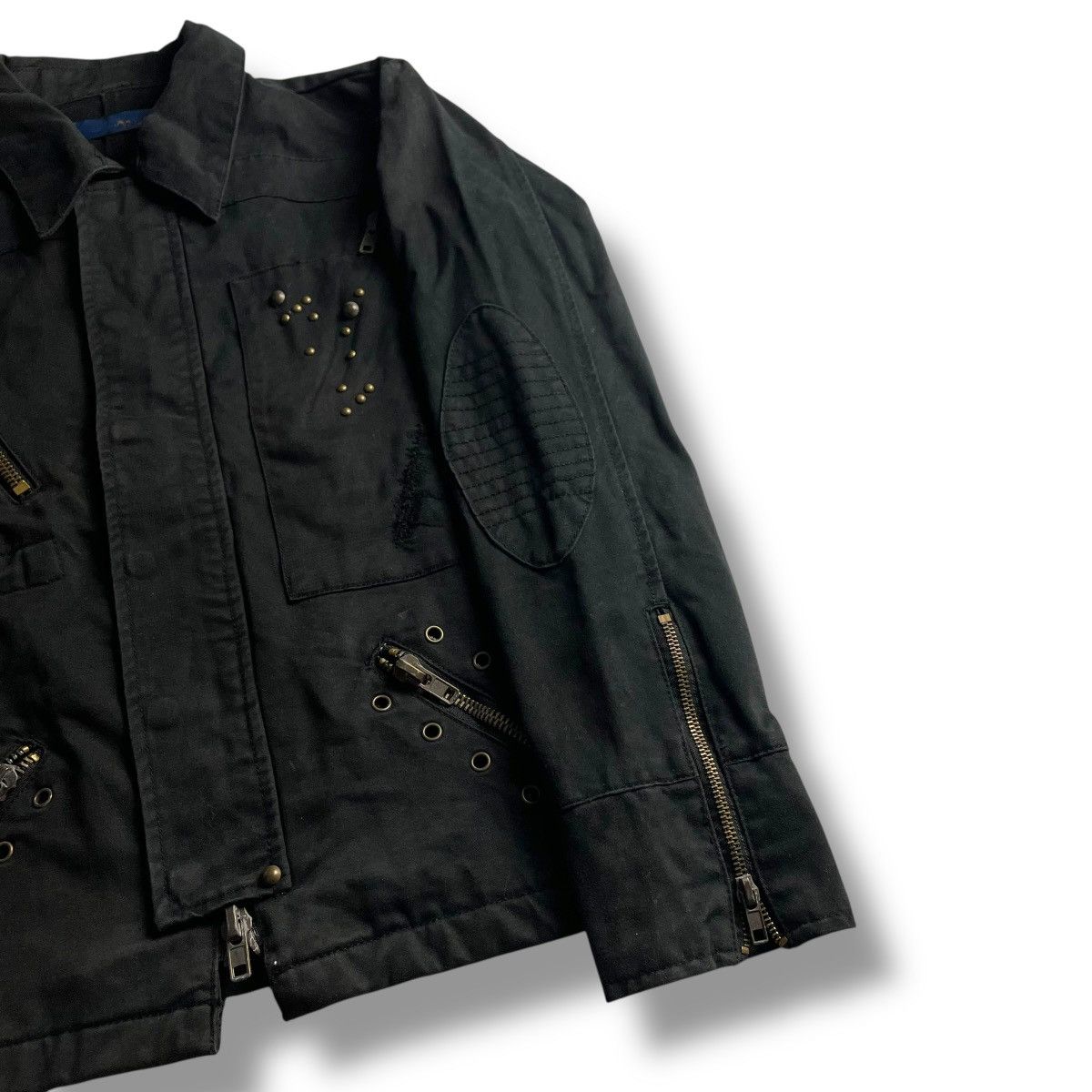 Isamu Katayama Backlash 🇯🇵 RIOT MULTIPOCKET SPIKE PUNK GOTHIC JACKET Size US M / EU 48-50 / 2 - 15 Thumbnail