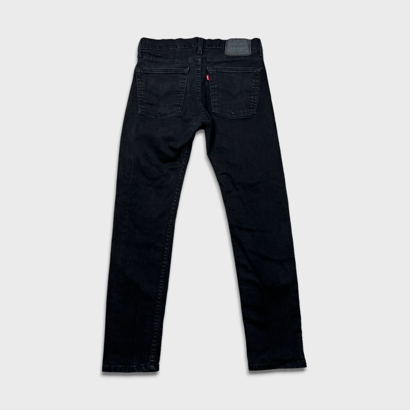 Levi's × Vintage Levi's 510 Jeans Mens 30x30 Black Skinny Fit Slim Dark Denim Size US 30 / EU 46 - 5 Thumbnail
