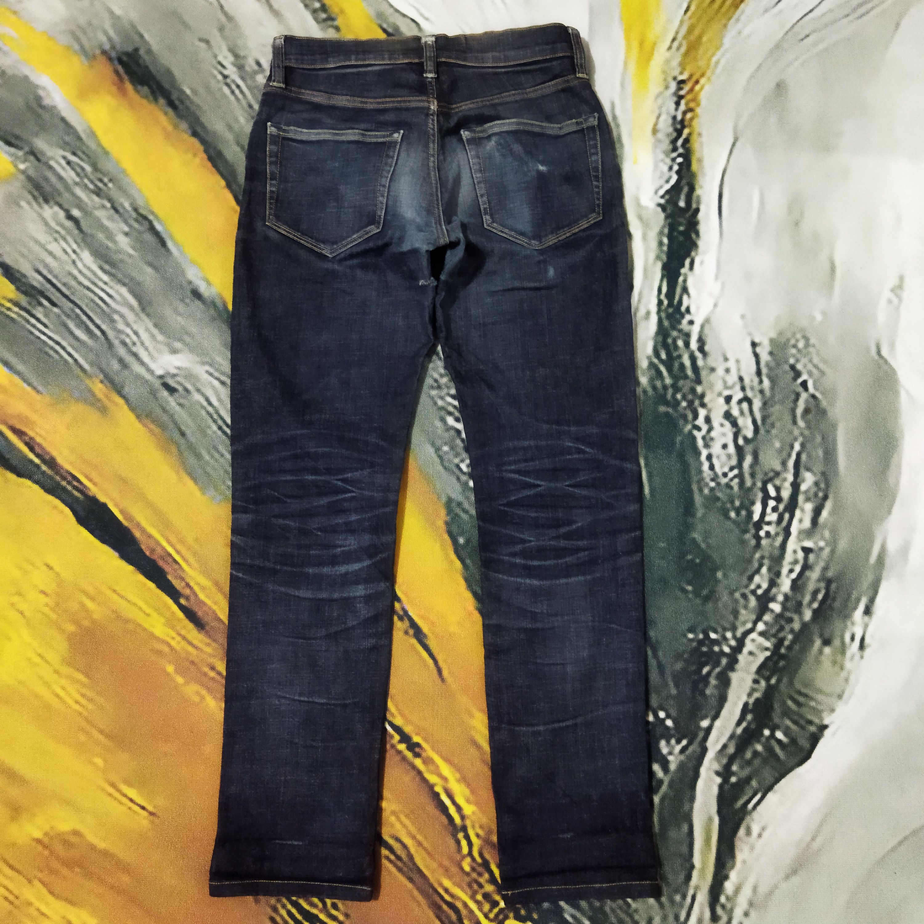 Japanese Brand VINTAGE JAPANESE SPRING WAIST DISTRESSED BLACK JEANS PANTS Size US 29 - 7 Thumbnail