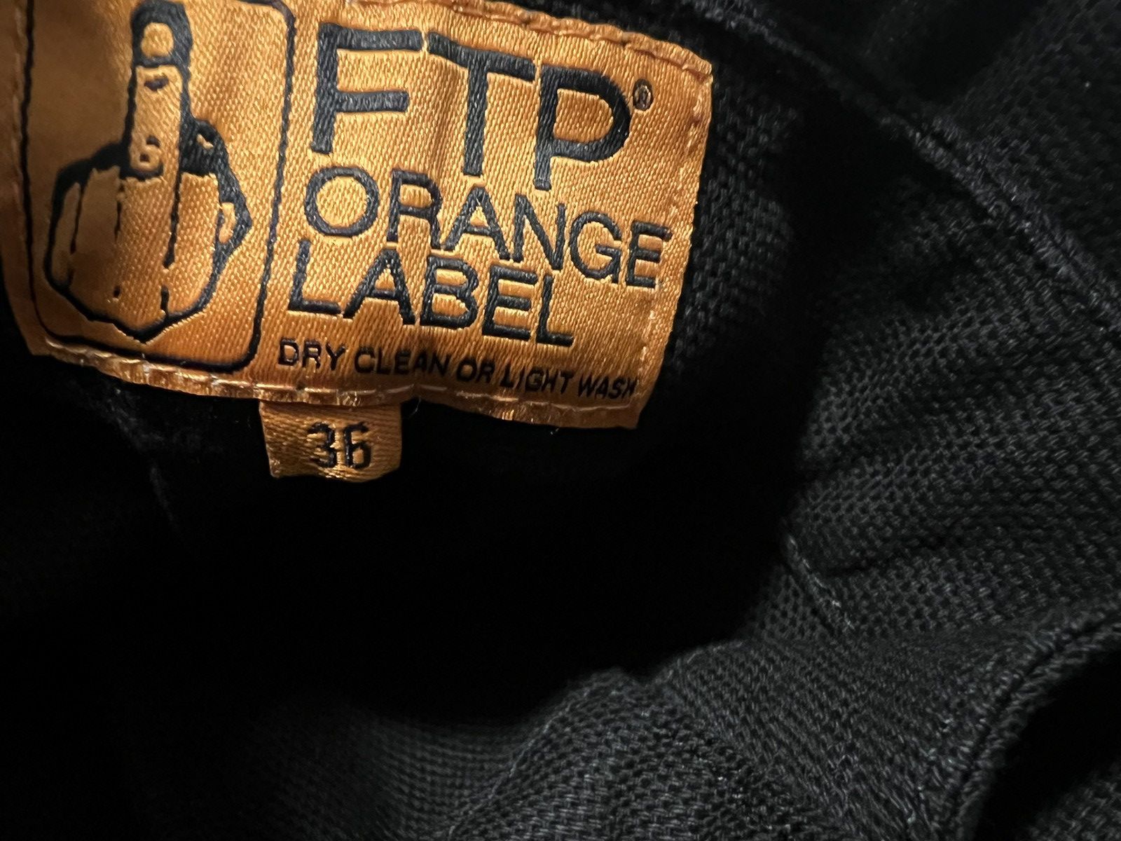 Fuck The Population FTP Embossed Logo Work Pant Size 36 Black Size US 36 / EU 52 - 6 Thumbnail