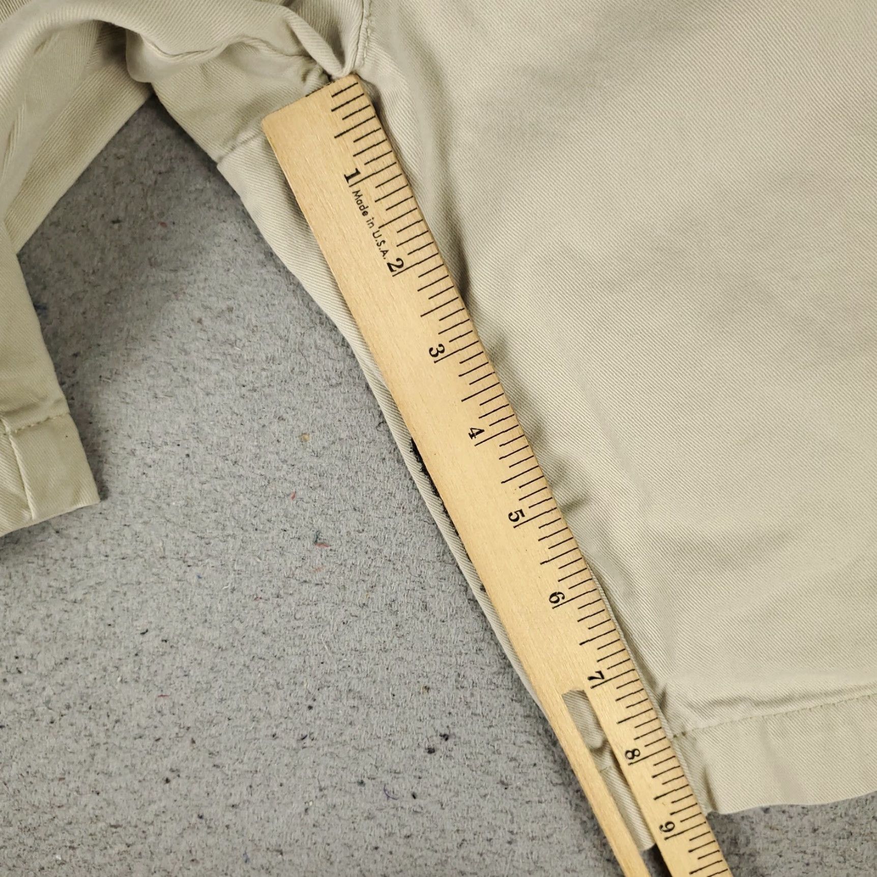 Ralph Lauren VINTAGE Ralph Lauren Men's Shorts Size 40 Beige Chino Flat Front Cotton Casual Size US 40 / EU 56 - 7 Thumbnail