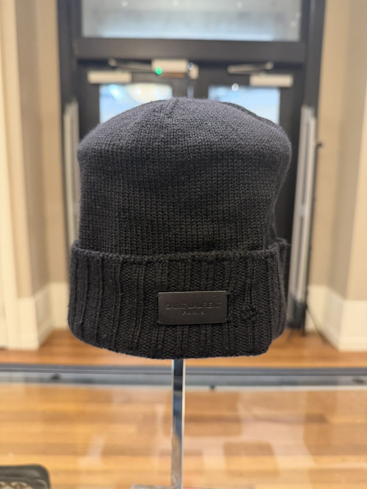 Saint Laurent Paris Saint Laurent Paris Knit Beanie Size ONE SIZE - 1 Thumbnail