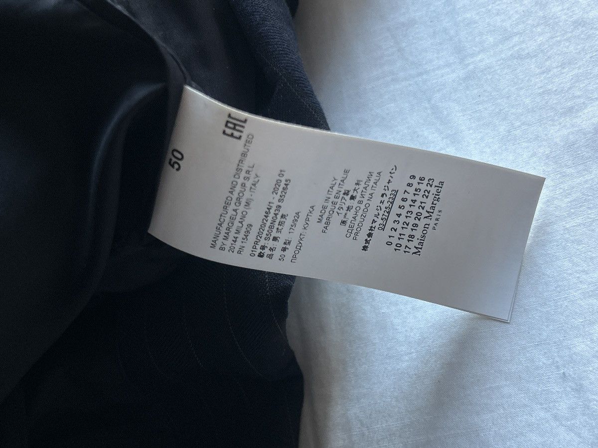 Maison Margiela MAISON MARGIELA SS2020 PINSTRIPED BLAZER Size 50R - 7 Thumbnail