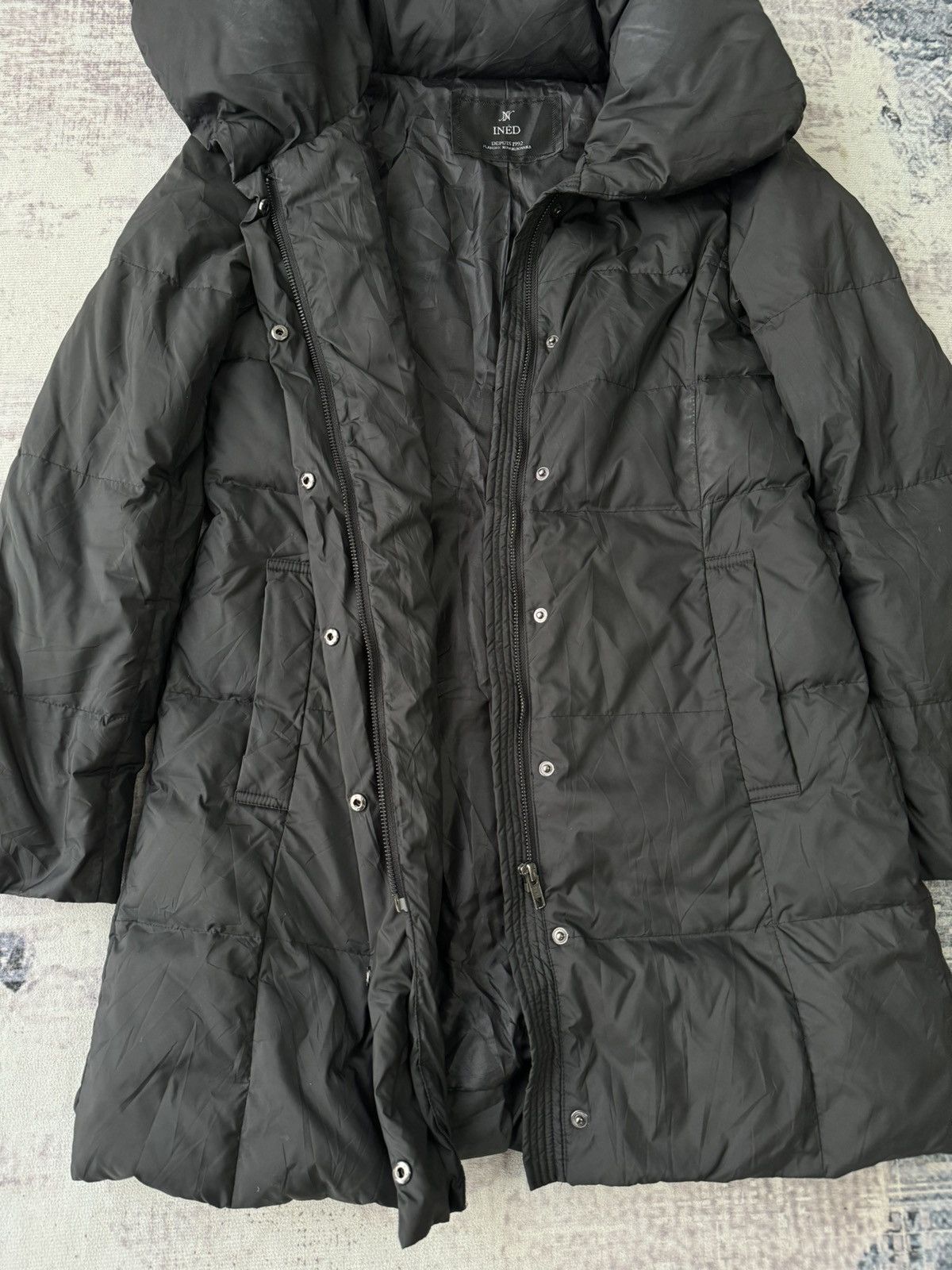 Japanese Brand Vintage Yohji Yamamoto Black Puffer Jacket Size US M / EU 48-50 / 2 - 4 Thumbnail