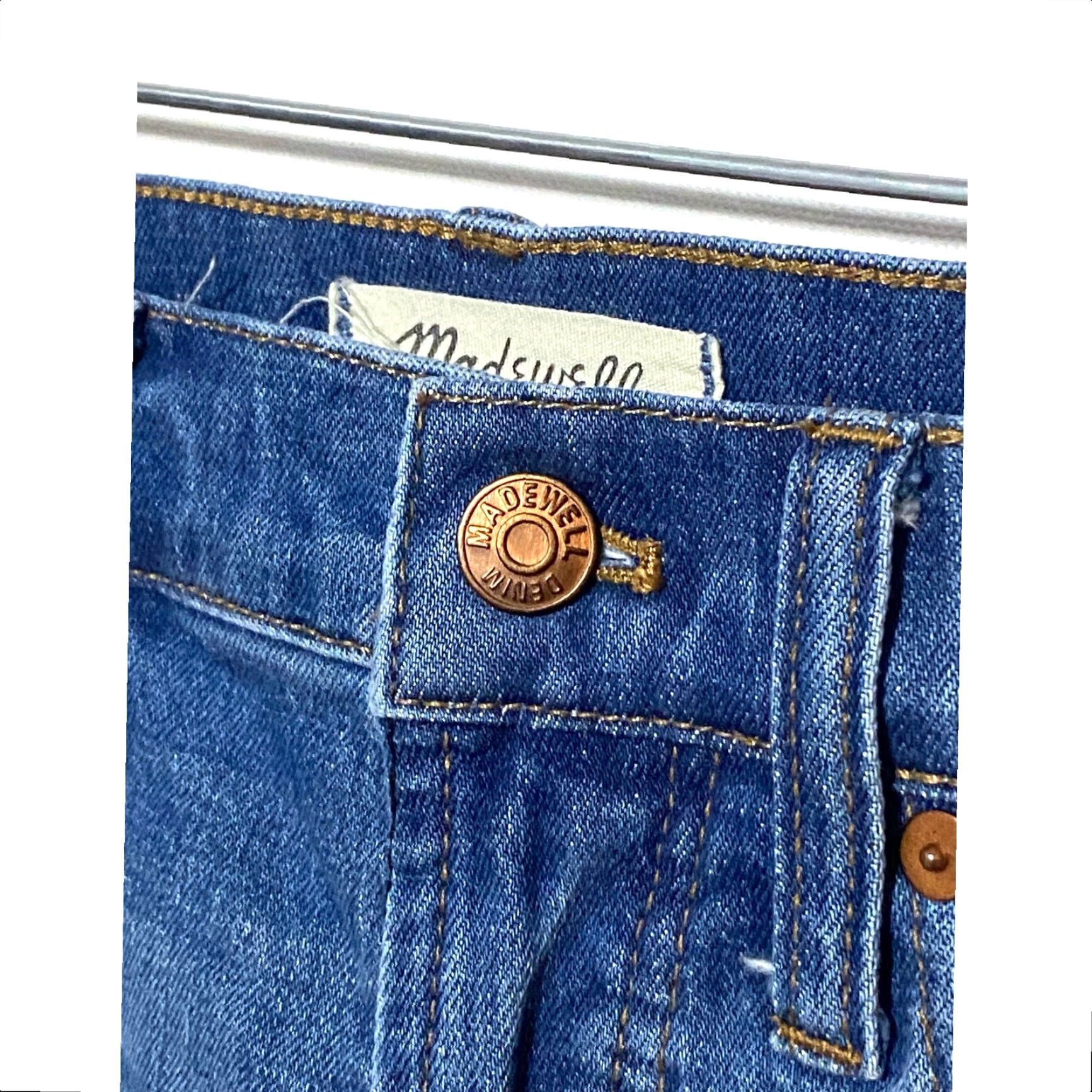 Madewell VINTAGE Madewell The Perfect Cropped Jeans 26 Raw Hem Stretch Capsule Y2K Jeans Womens Size 27" / US 4 / IT 40 - 7 Thumbnail