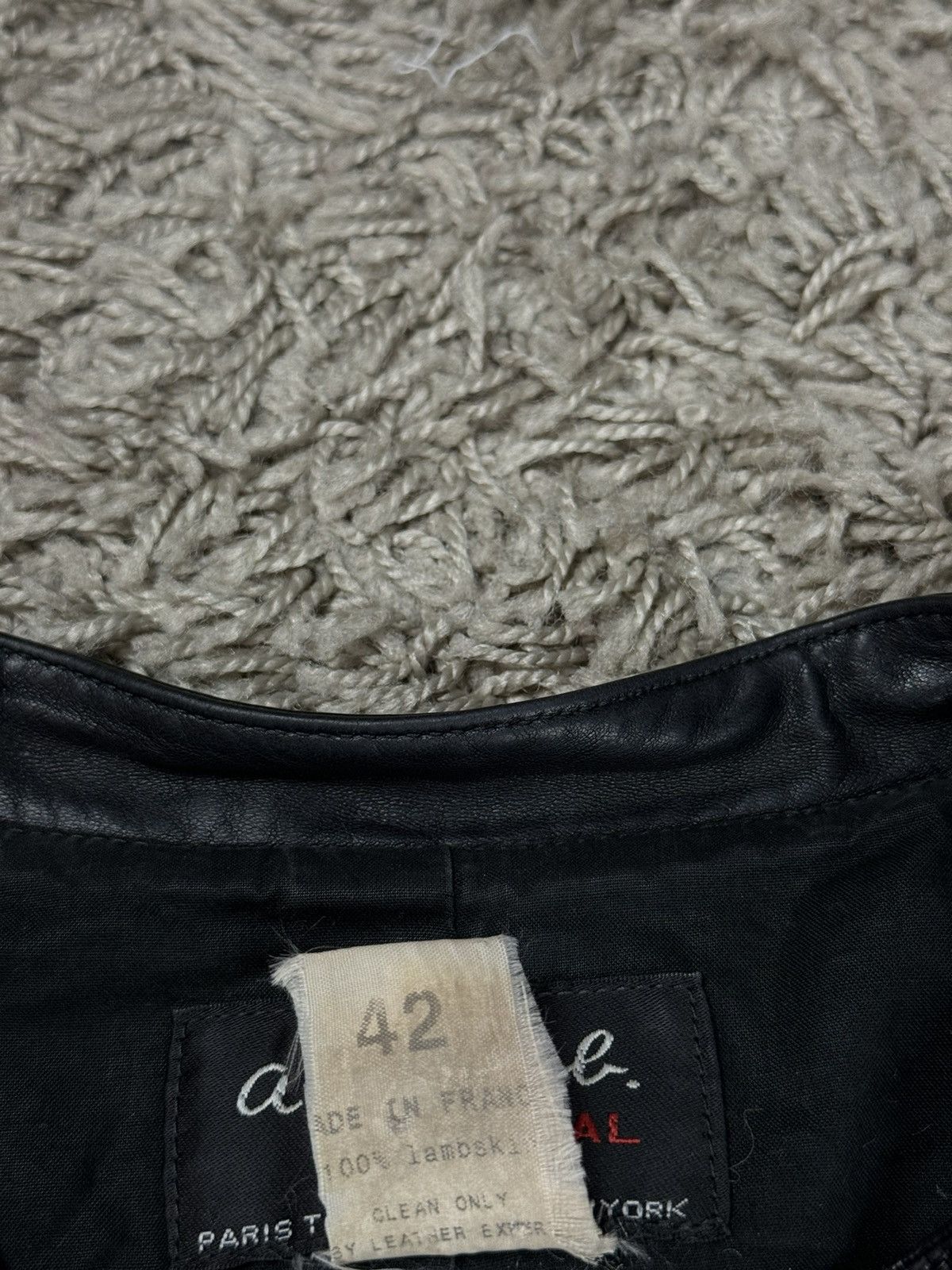 agnes b. Leather jacket Agnes B. Paris original luxury rare item Size M / US 6-8 / IT 42-44 - 3 Thumbnail