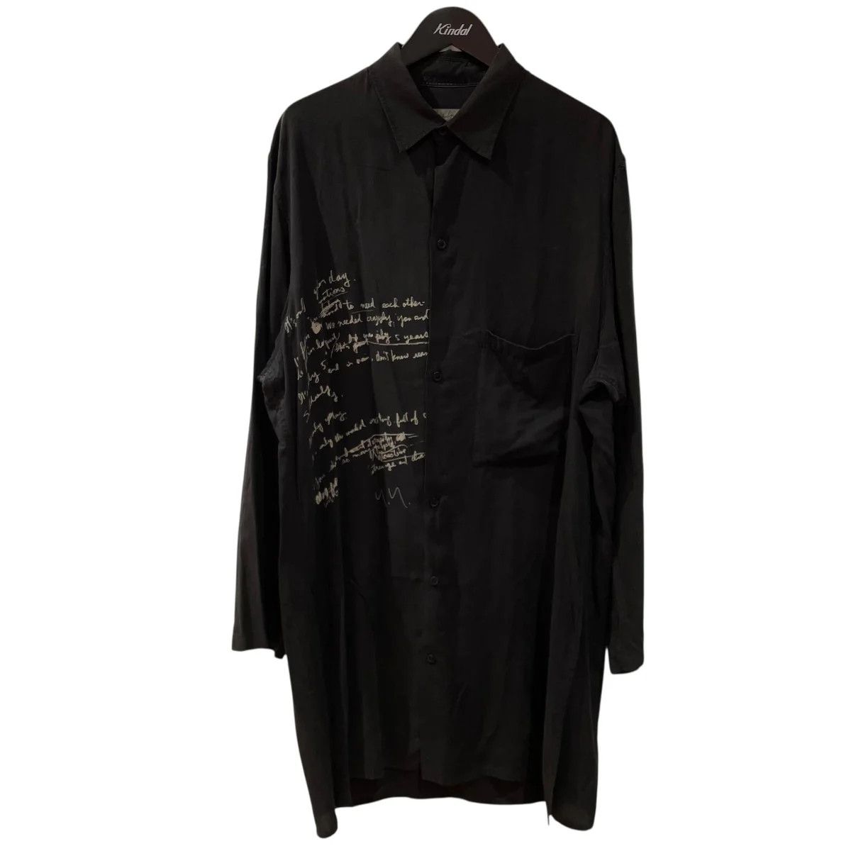 Yohji Yamamoto Yohji Yamamoto pour homme/HH-B62-295 19SS Long Shirt Size US L / EU 52-54 / 3 - 1 Thumbnail