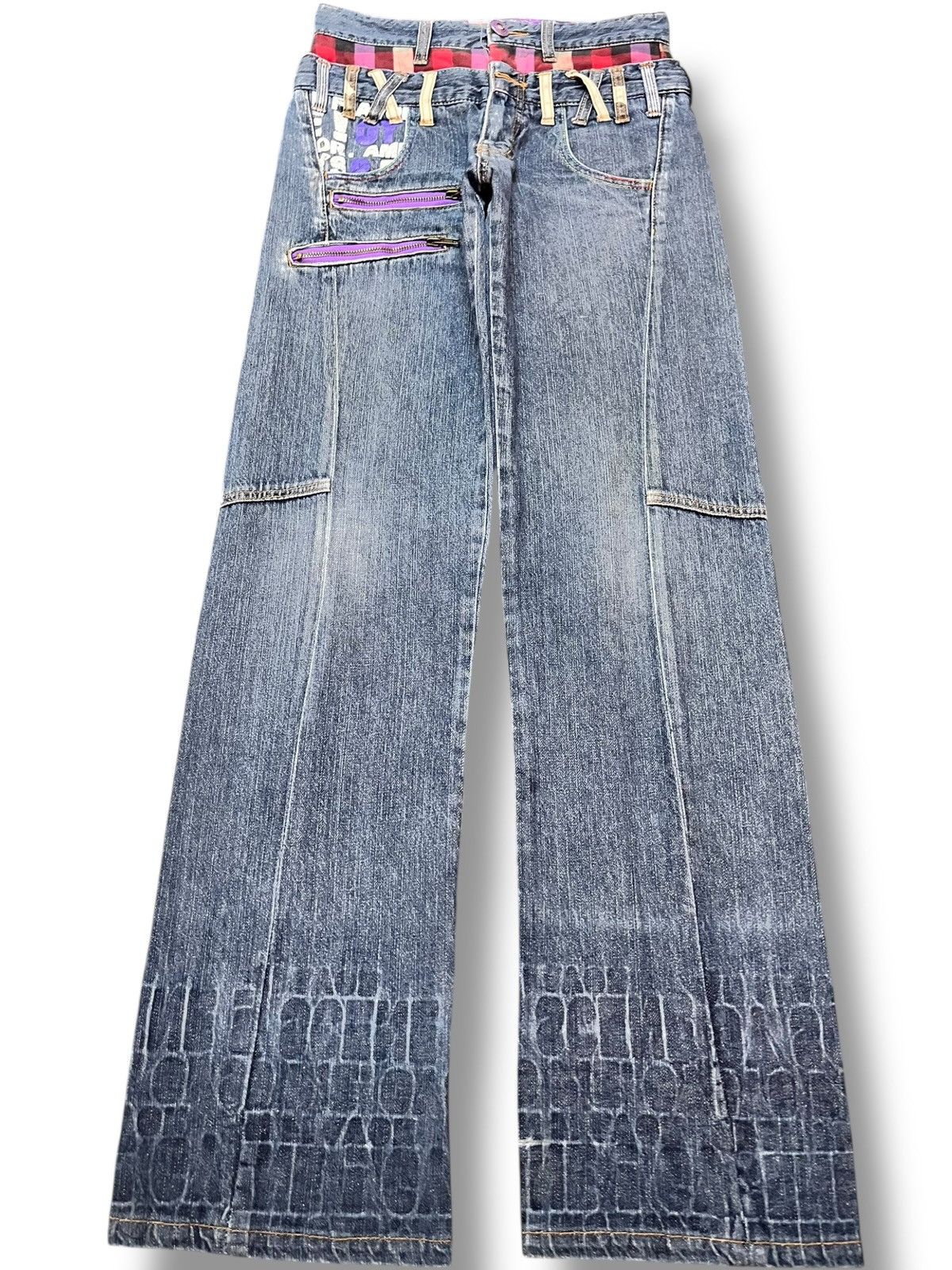 Japanese Brand Vintage Japanese Brand Double Waist Denim Size US 26 / EU 42 - 1 Thumbnail