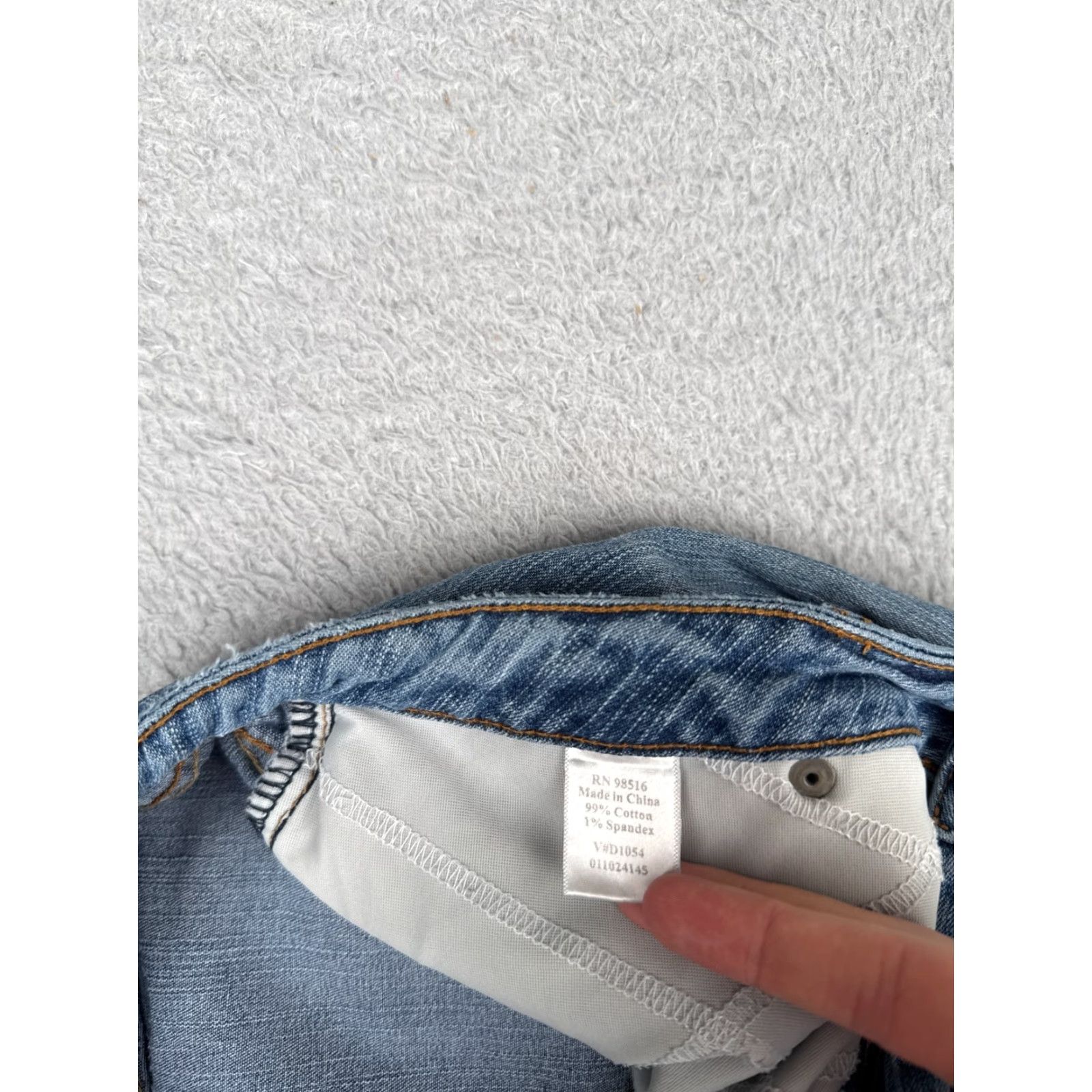 Coldwater Creek Coldwater Creek Jeans 14 Womens Blue Denim Straight High Rise Cotton 32x28 Size 36" / US 14 / IT 50 - 7 Thumbnail