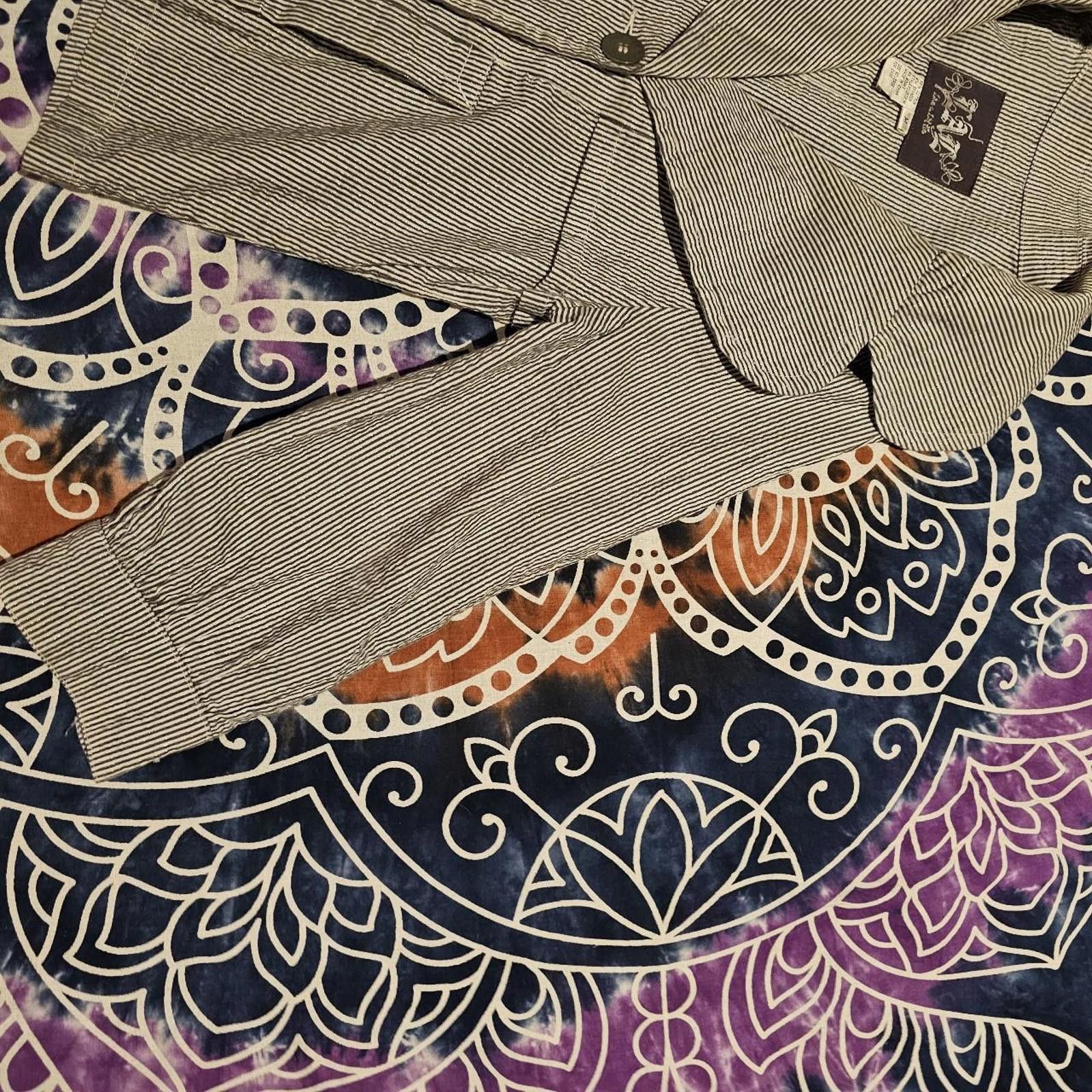 Designer Women's White and Navy Jacket Size M / US 6-8 / IT 42-44 - 6 Thumbnail