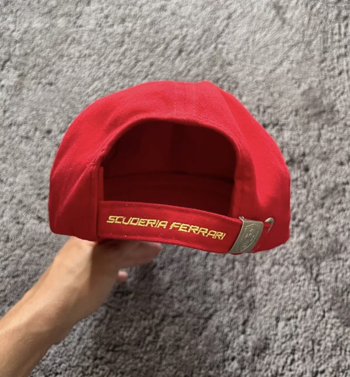Ferrari Official Scuderia Ferrari Stallion Logo Adjustable Baseball Size ONE SIZE - 3 Thumbnail