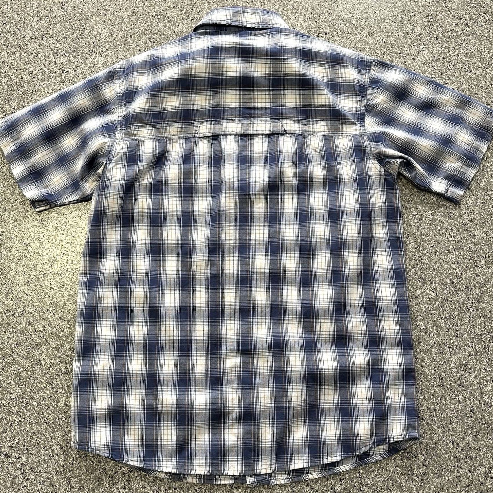 Vintage RedHead Short Sleeve Button Down Shirt Mens M Blue Plaid Collared Size US M / EU 48-50 / 2 - 6 Thumbnail