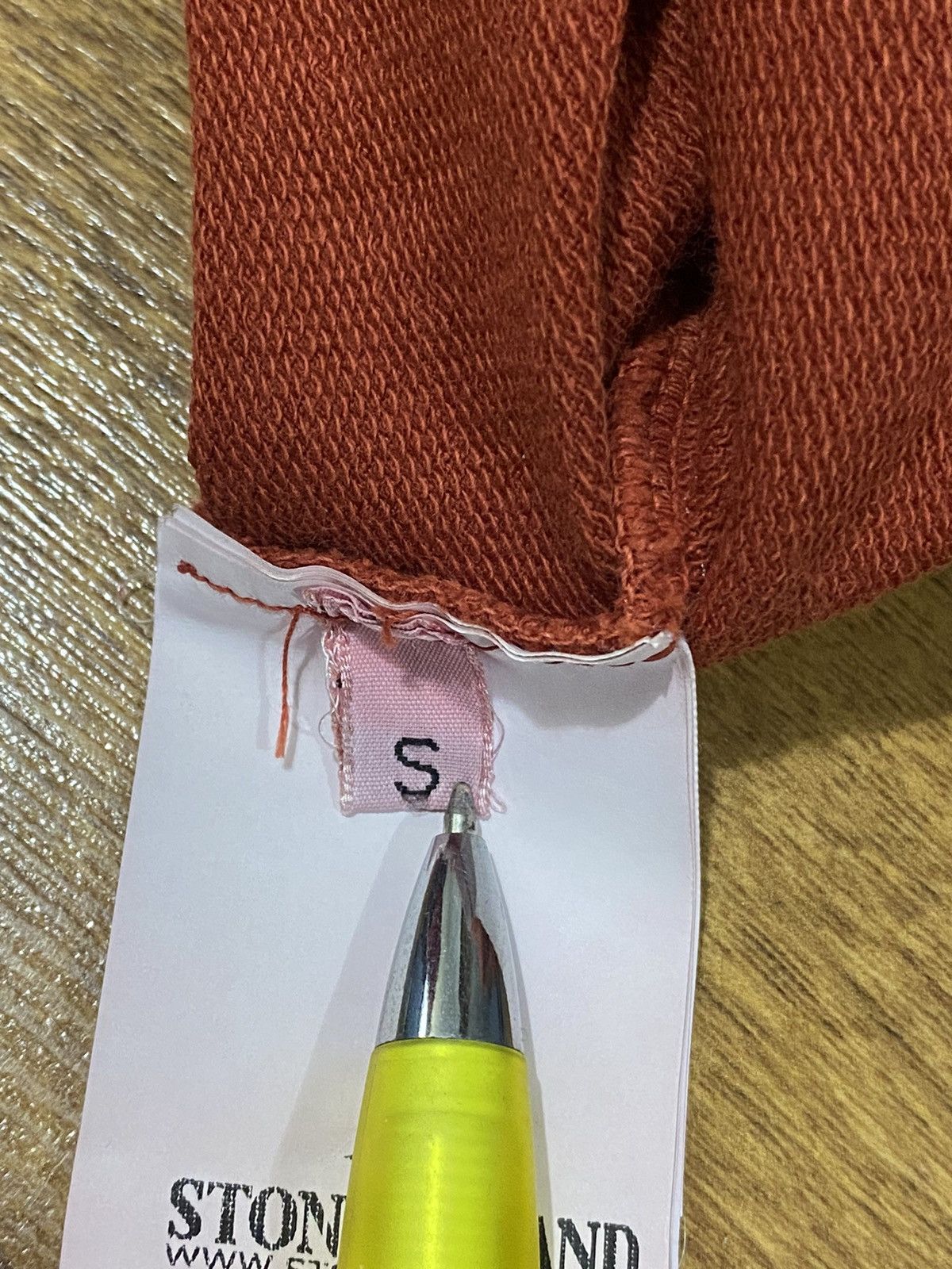 Massimo Osti Stone Island luxury rare vintage 2000 orange Hoodie Button Size US M / EU 48-50 / 2 - 18 Thumbnail