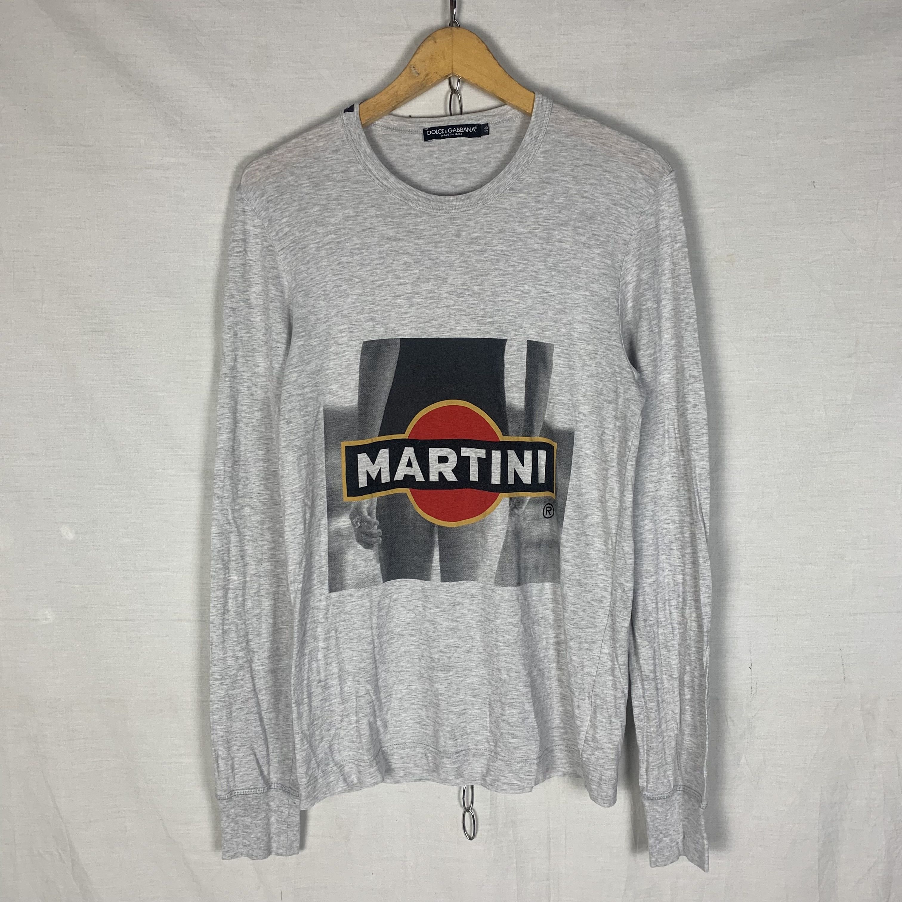 Dolce & Gabbana Dolce & Gabbana Martini Longsleeve Tshirt D&G Size US S / EU 44-46 / 1 - 1 Thumbnail