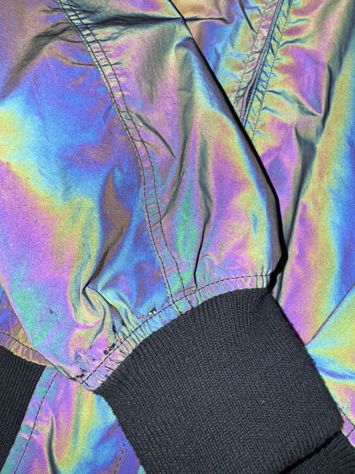 Alpha Industries ‼️RARE‼️ Alpha Industries MA-1 Bomber reflective rainbow jacke Size US XXL / EU 58 / 5 - 7 Thumbnail