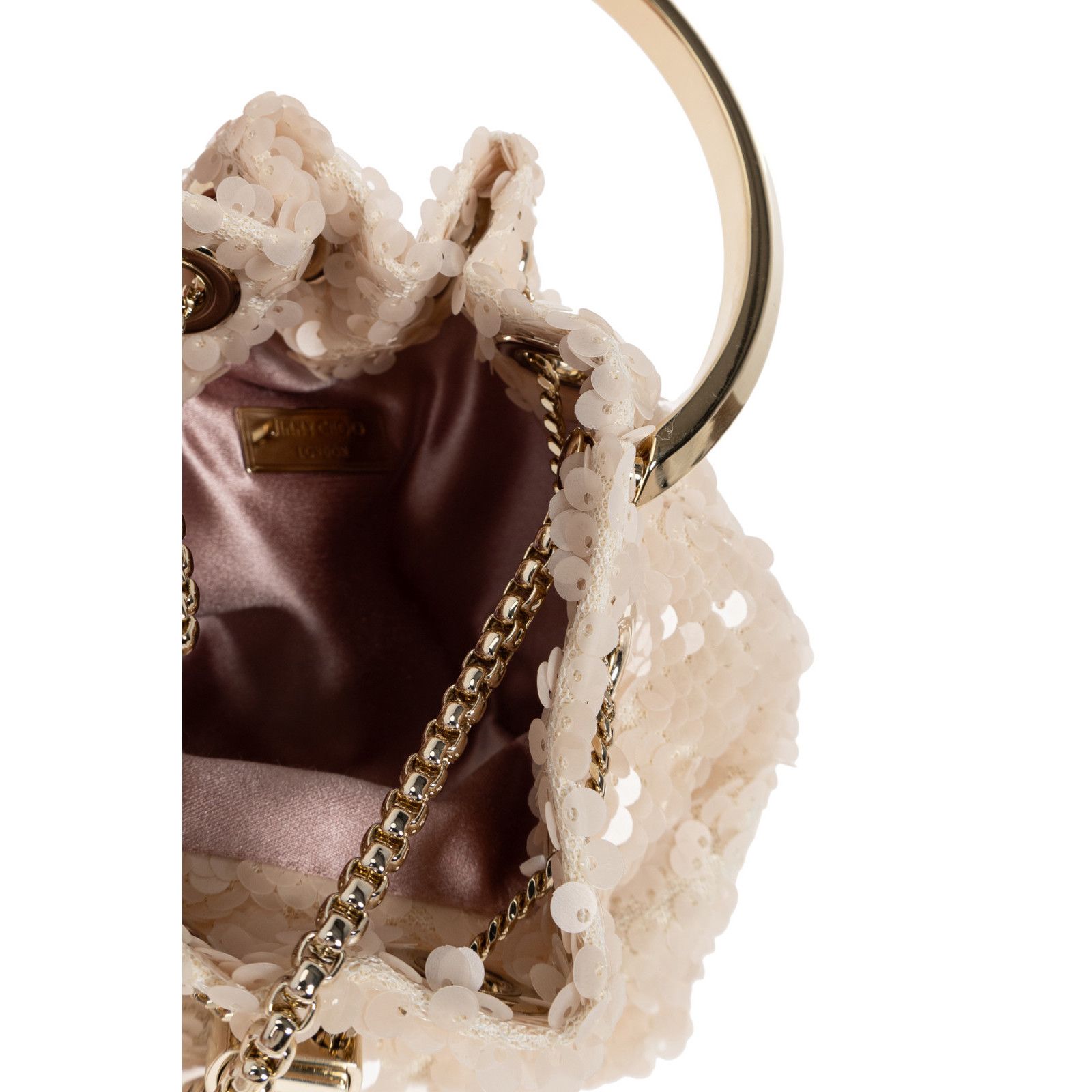 Jimmy Choo JIMMY CHOO Bon Bon Micro Bone Top Handle Bag New & Authentic Size ONE SIZE - 4 Thumbnail