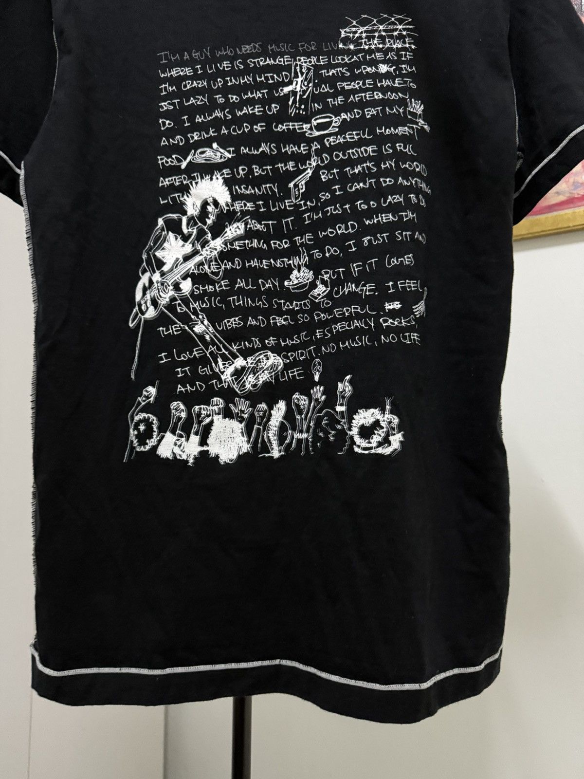 Japanese Brand Vintage Milkboy Wording black shirt Size US S / EU 44-46 / 1 - 6 Thumbnail