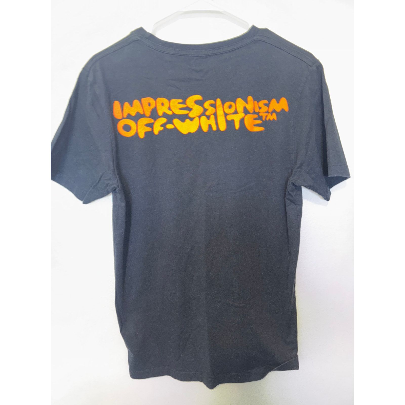 Off-White Off-White Impressionism black tee, Small Size US S / EU 44-46 / 1 - 1 Thumbnail