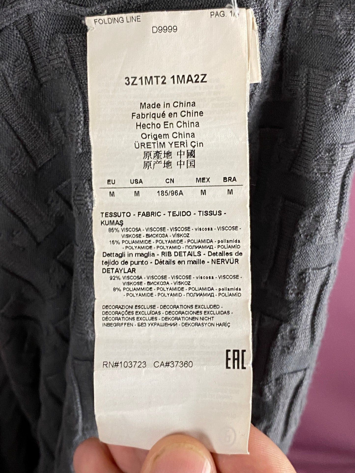 Emporio Armani × Vintage Emporio Armani Vintage Men's Sweater - M Size US M / EU 48-50 / 2 - 5 Thumbnail