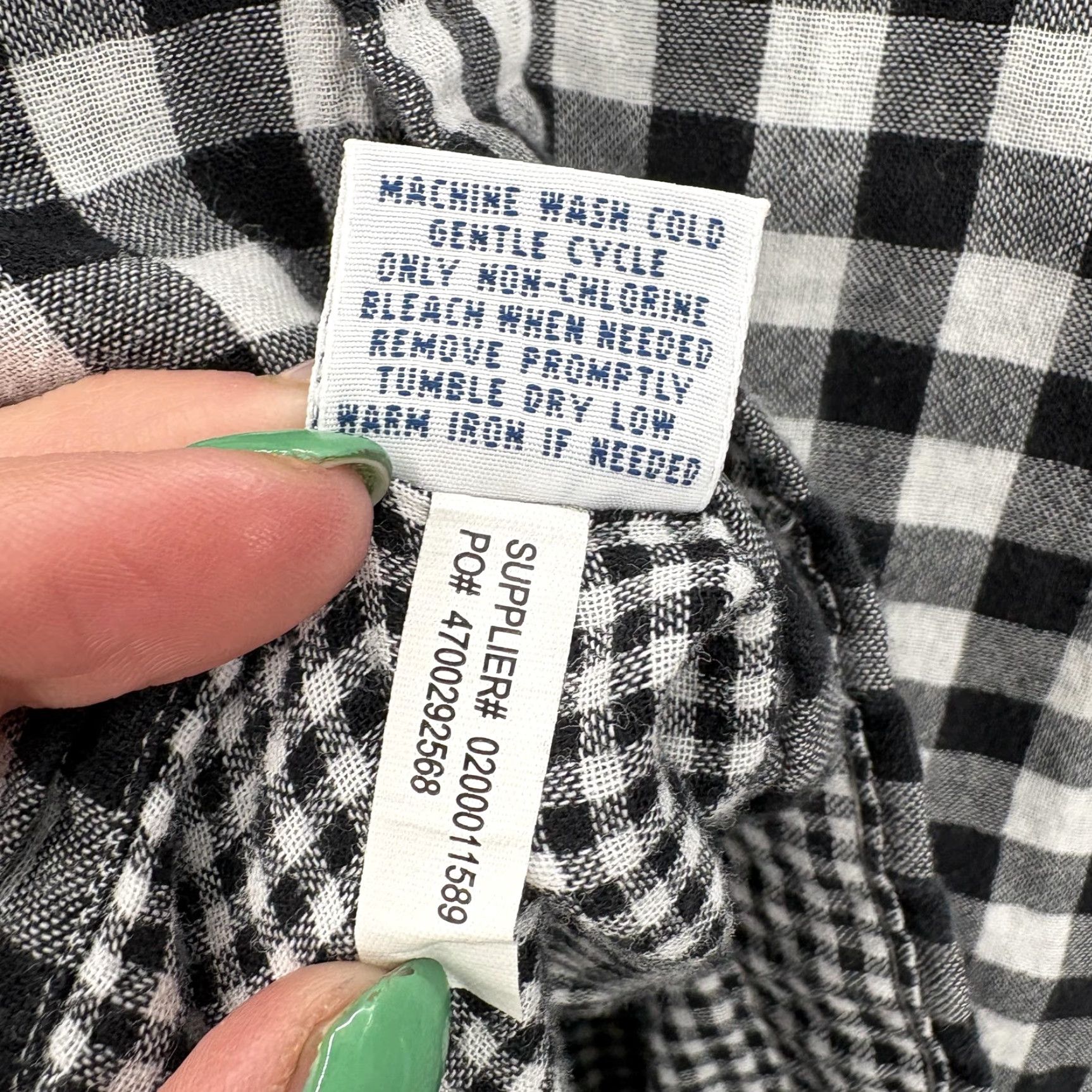 Ralph Lauren Ralph Lauren Shirt Mens Large Black Check Flannel Long Sleeve Button Down Casual Size US L / EU 52-54 / 3 - 7 Thumbnail