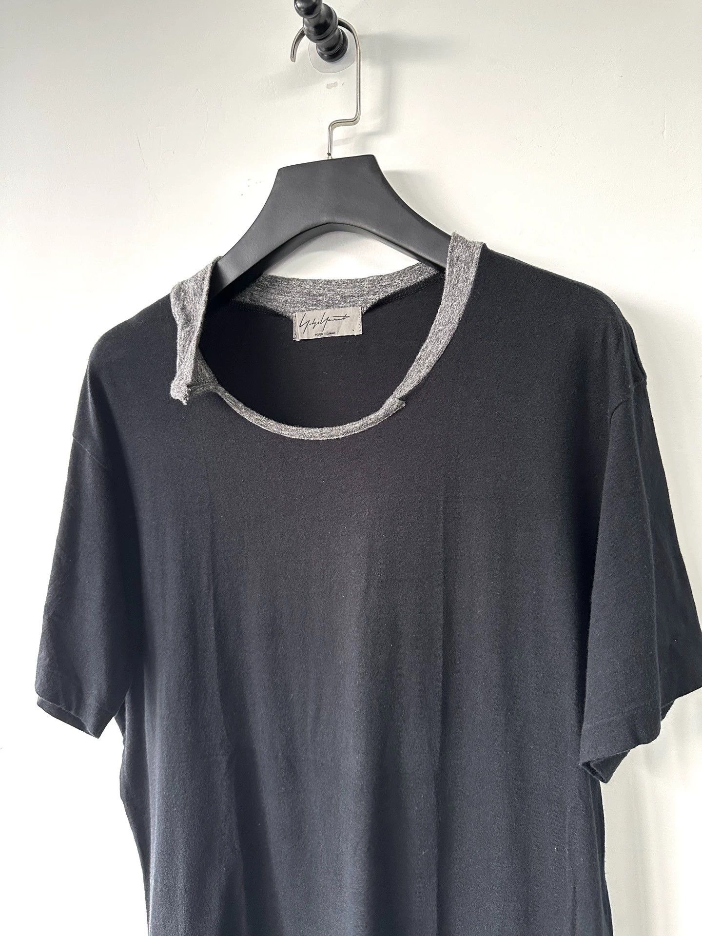 Yohji Yamamoto Yohji Yamamoto Color Block Collar Short Sleeve Men's Size US L / EU 52-54 / 3 - 2 Thumbnail