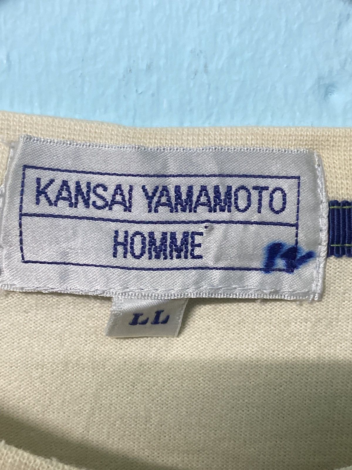 Designer Rare Vintage Kansai Yamamoto Homme Tees Size US XL / EU 56 / 4 - 2 Thumbnail