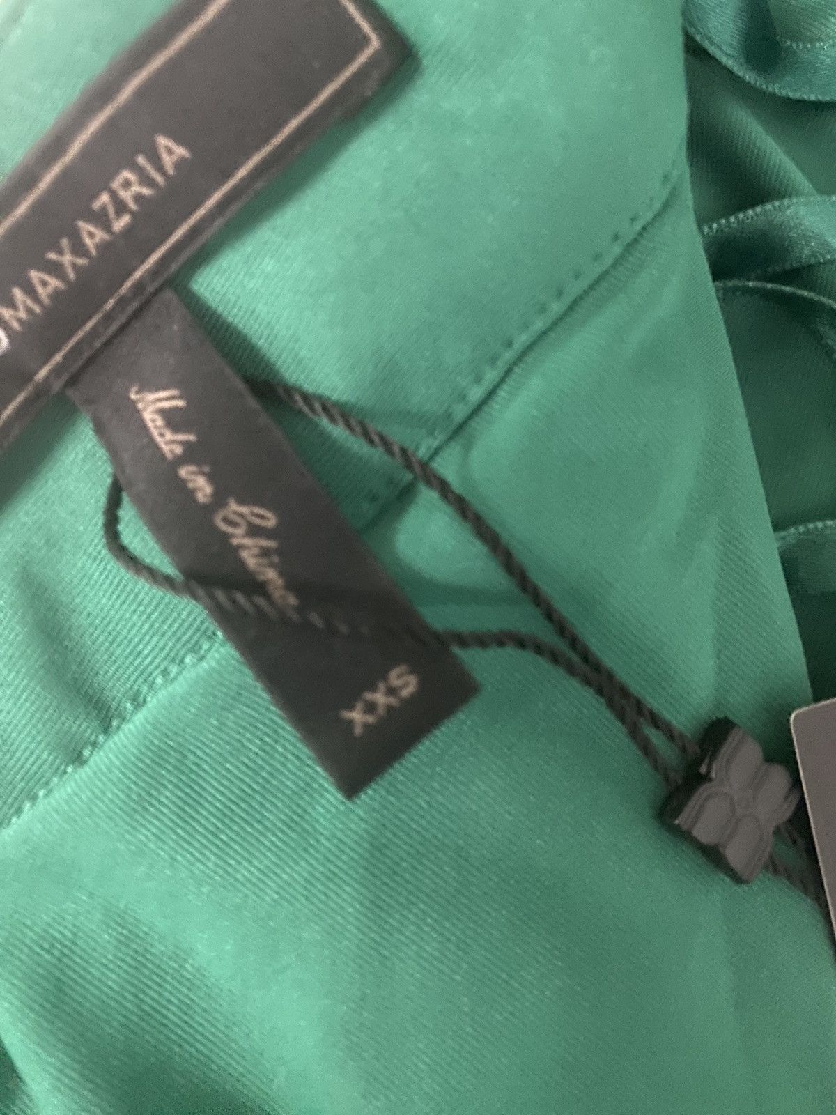 Bcbgmaxazria NWT BCBG MaxAzria green shea halter cutout dress XXS New Size XXS / US 00 / IT 34 - 11 Thumbnail