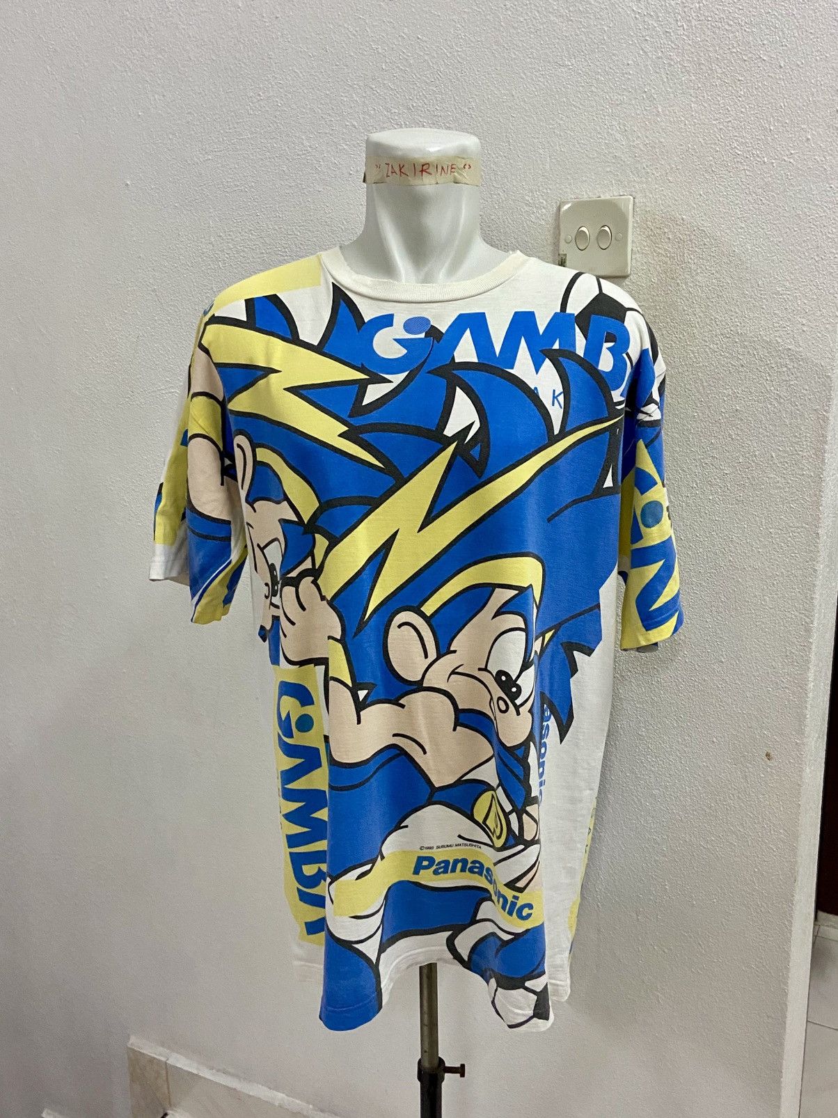 vintage 1990s Gamba Osaka promo T-shirt Gamba Boy.
